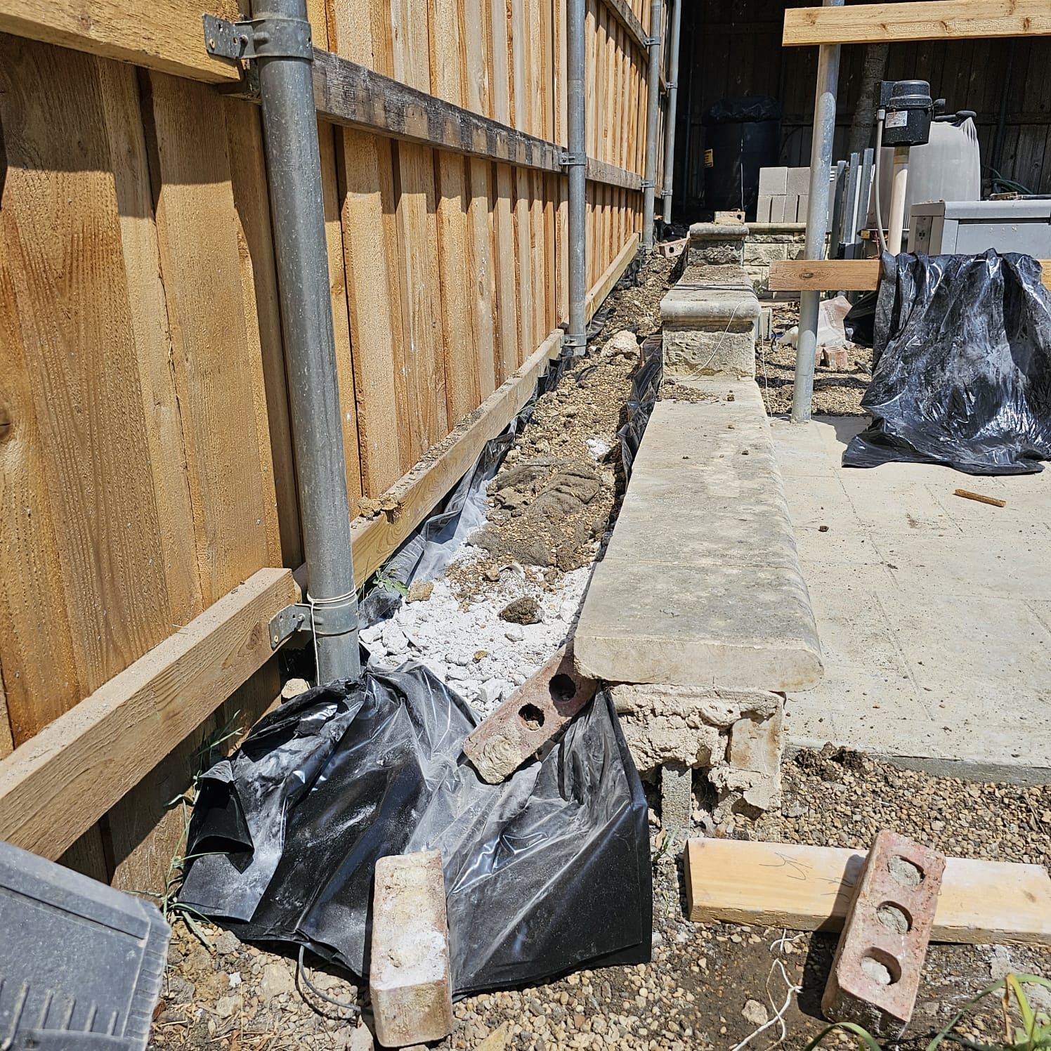 Fence & Concrete Patio by EL-GC LLC 