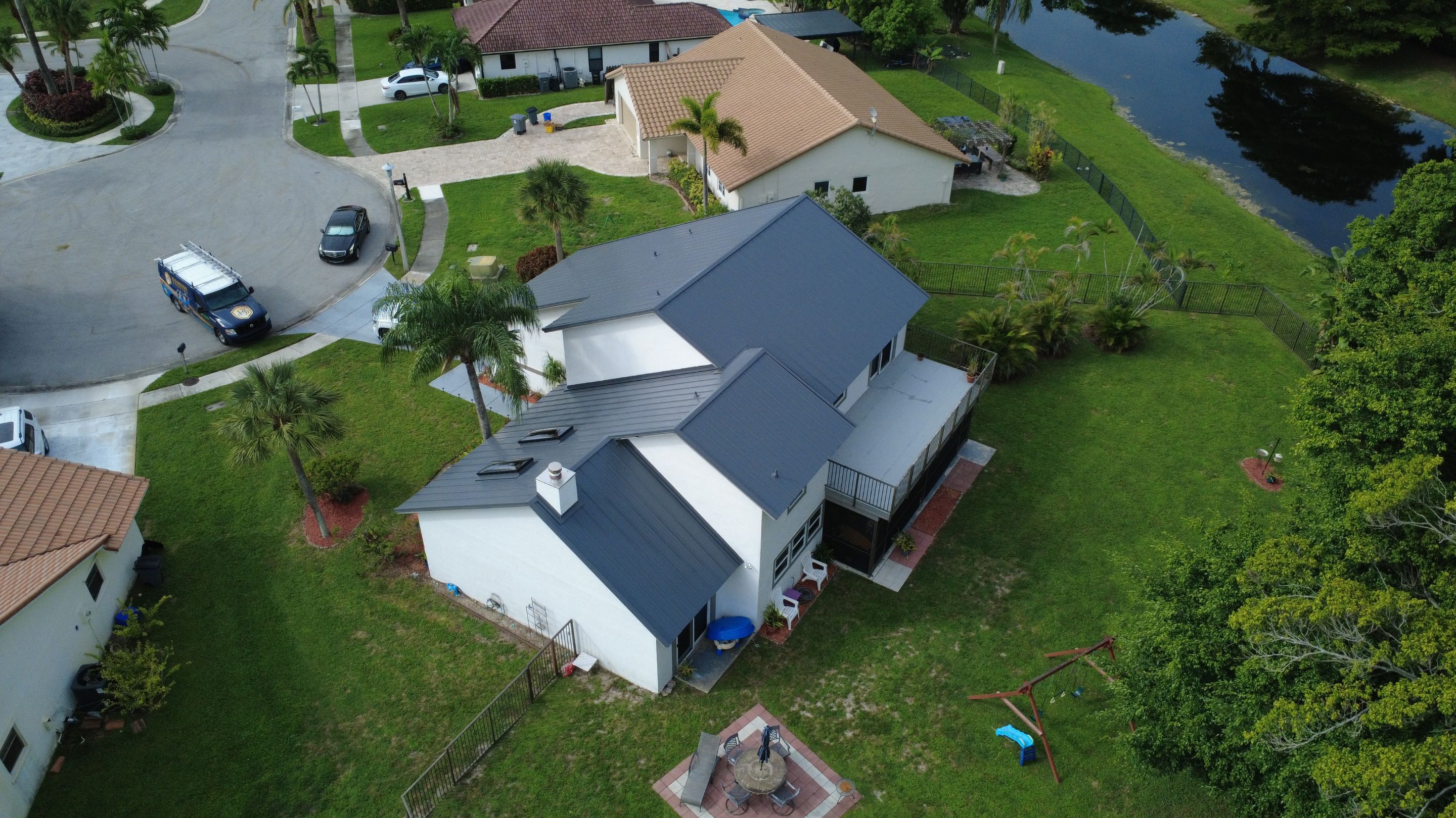 Residential Remodel using 1" Nail strip metal roof by BLUES BROTHERS CONSTRUCTION CORP