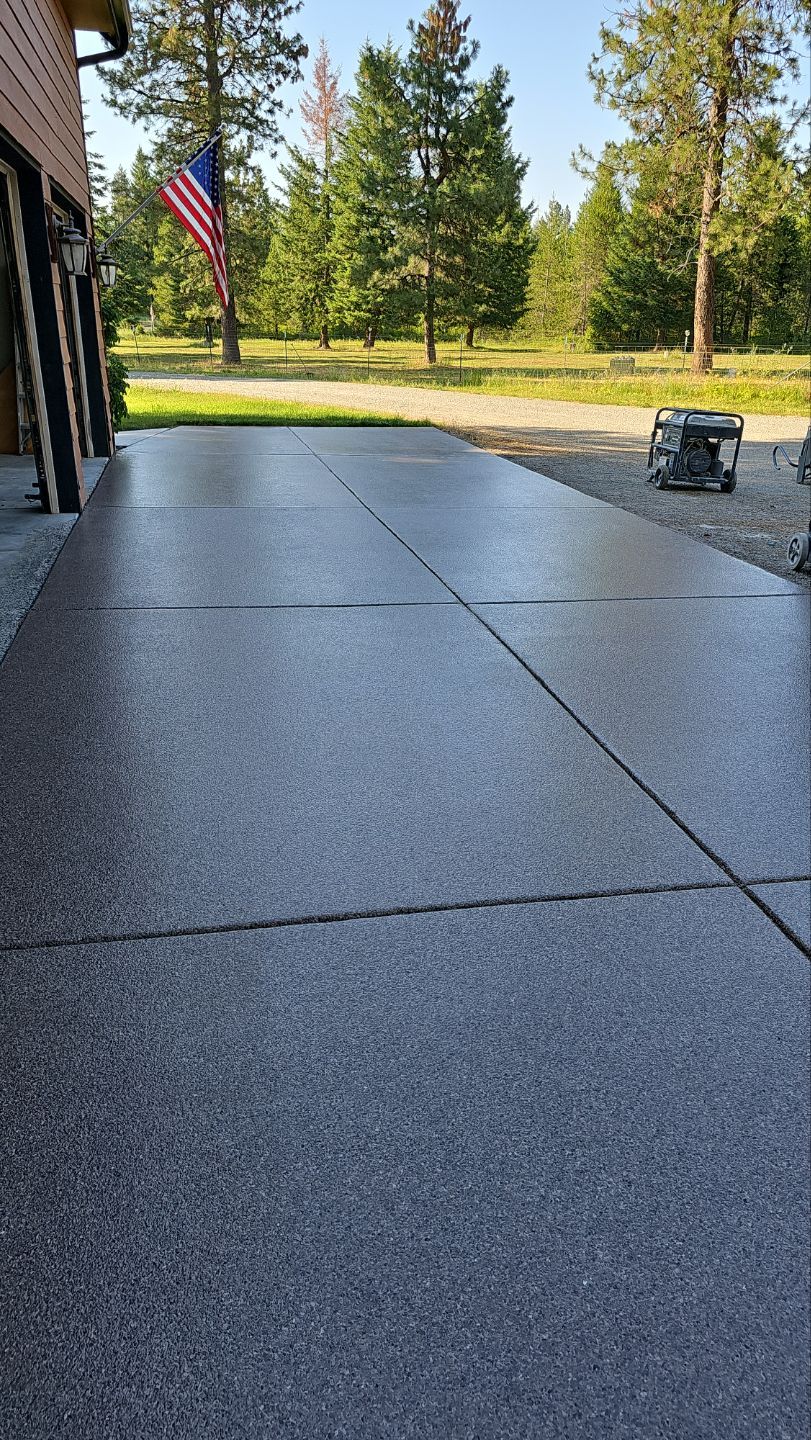 Patio Transformation using Adobe by Croc Coatings, LLC