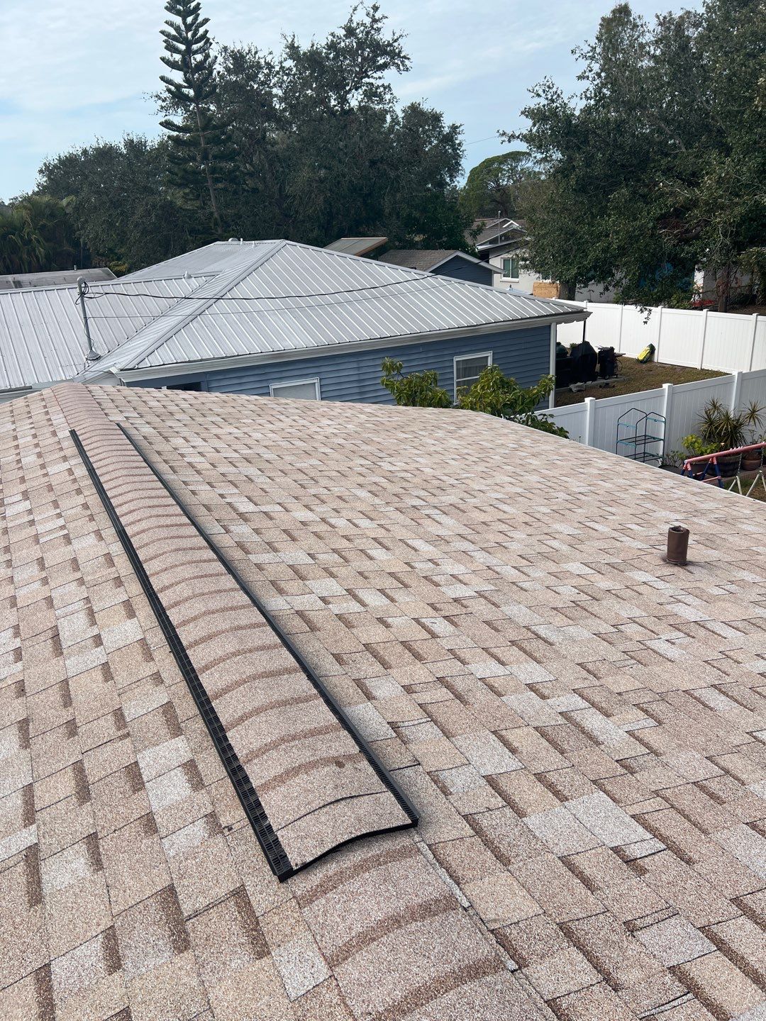 Residential Roofing Installation using Owen's Corning Shingles by RoofGuru AI