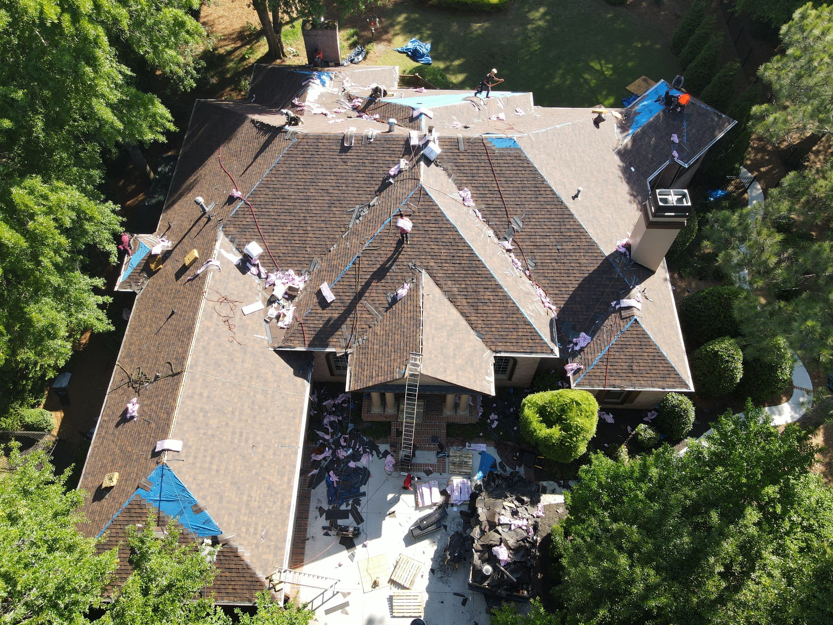Residential Roofing Installation using Owens Corning by Inspector Roofing and Restoration