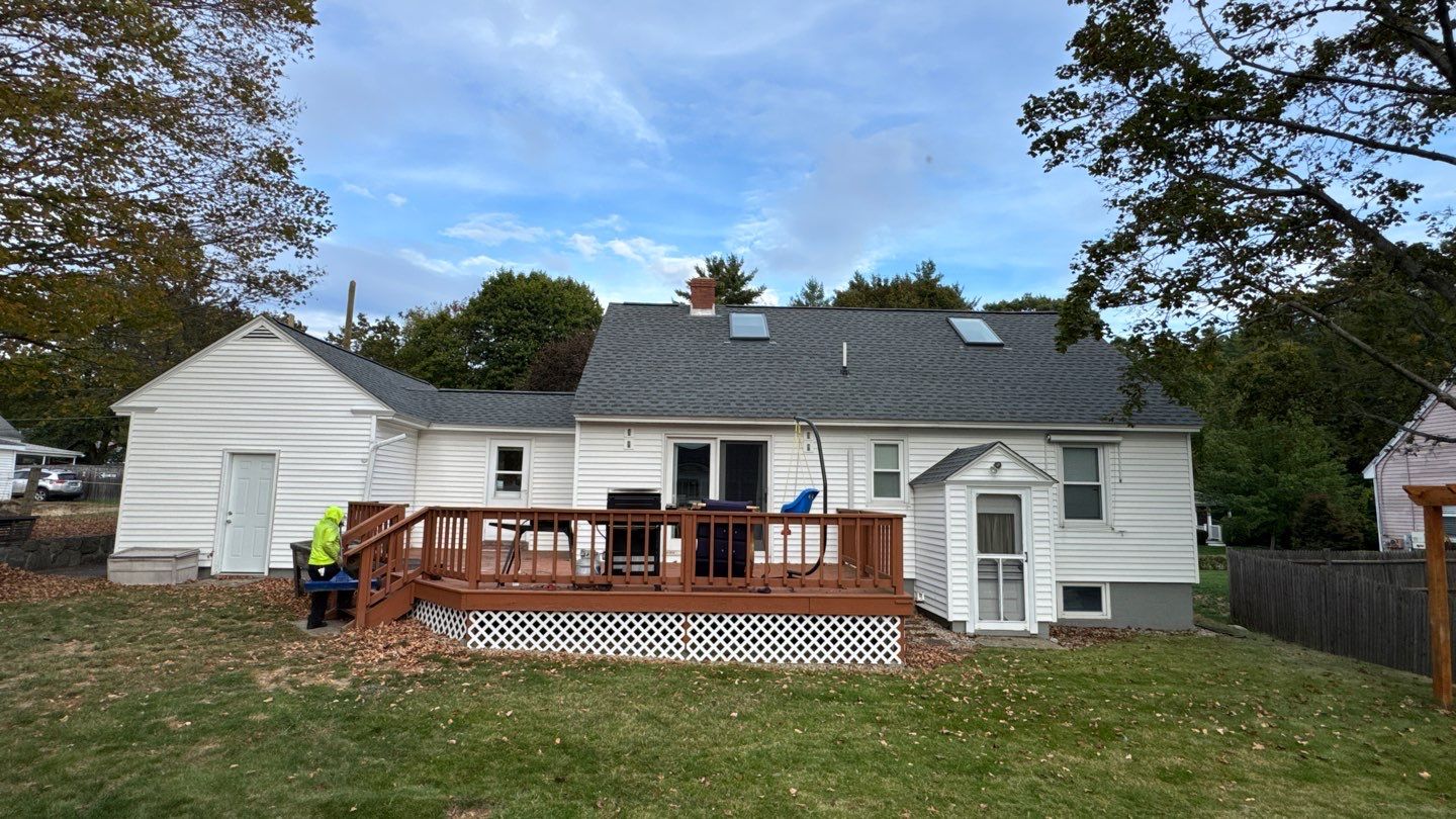Complete Roof Replacement with GAF Pewter Gray HDZ™ Shingles, VELUX Skylights & New Gutters by Sensible Home Solutions