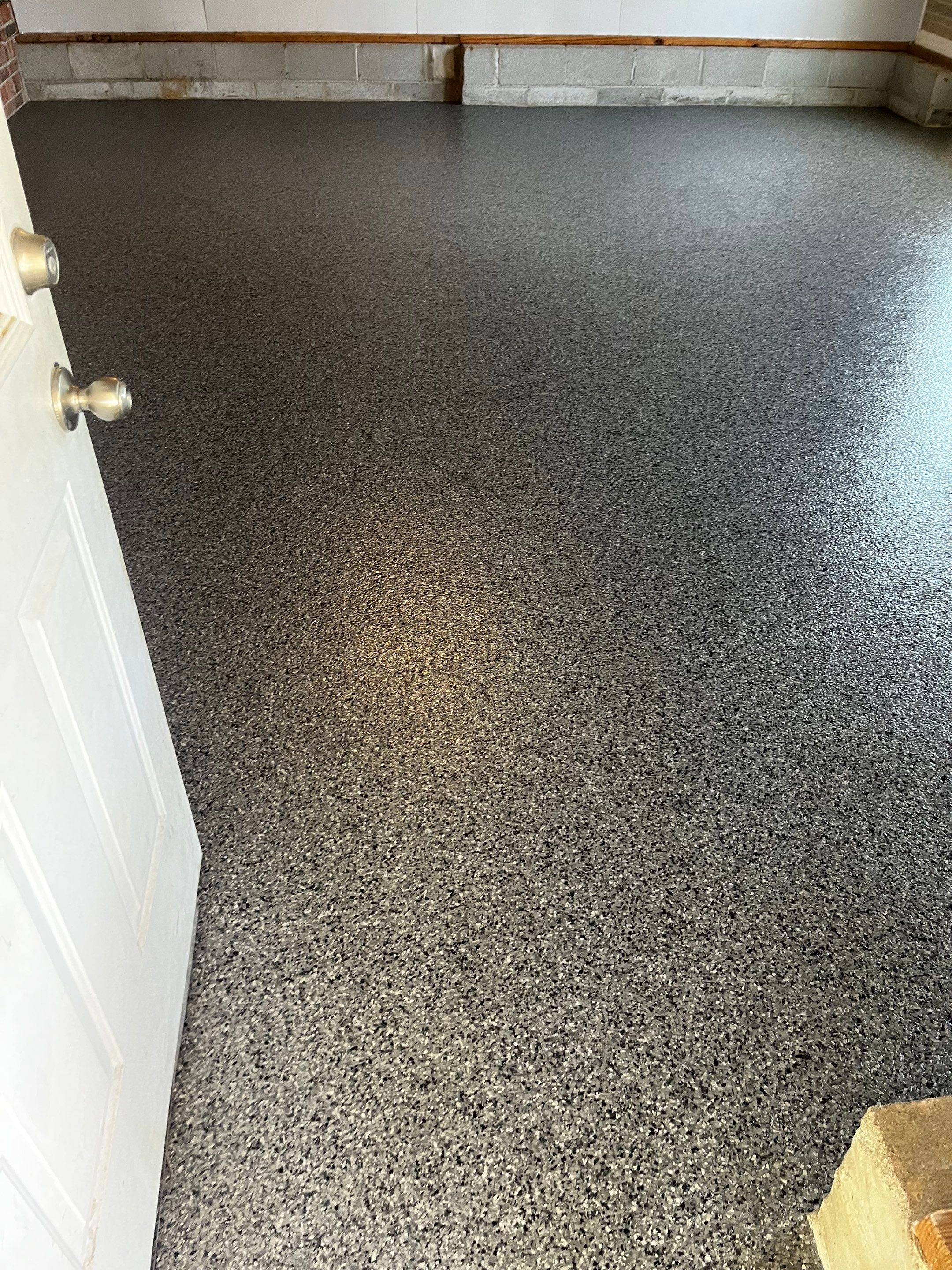 Garage Floor Coating using Nightfall by My Garage Floor Guys