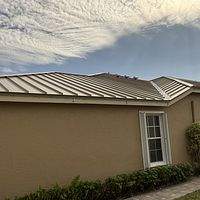 24ga 1.5" Mechanical Seam Sierra Tan by Total Roofing System The Metal Roof Experts