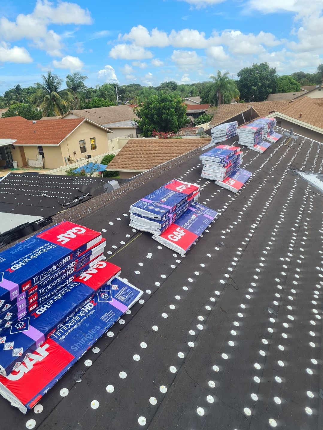 Residential Roofing Installation using GAF by BLUES BROTHERS ROOFING