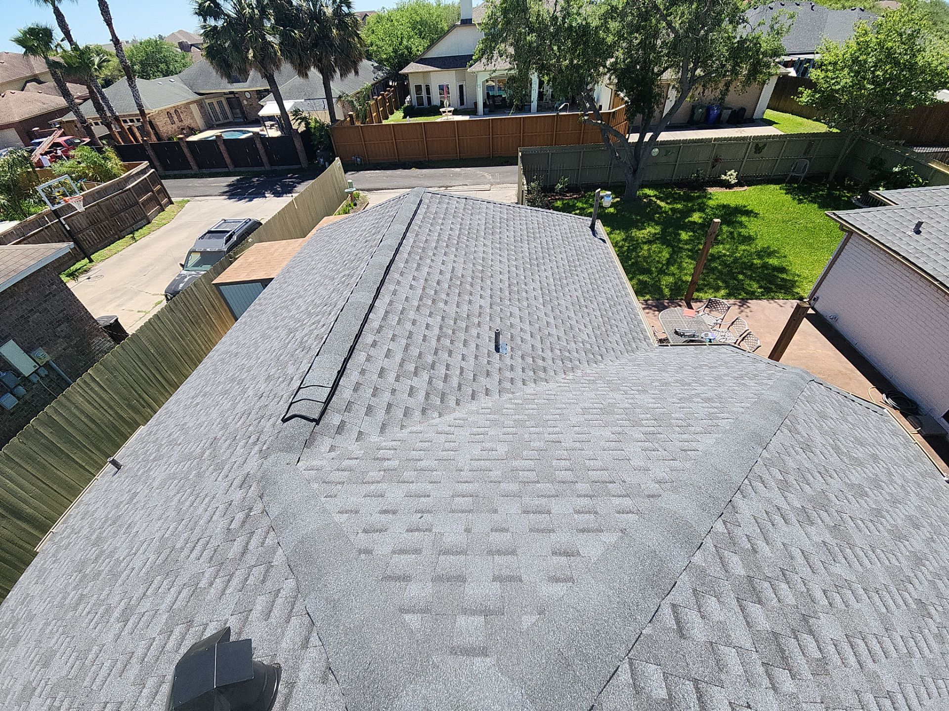 Residential Roofing Installation using GAF HDZ Pewter Grey by Lighthouse Roofing