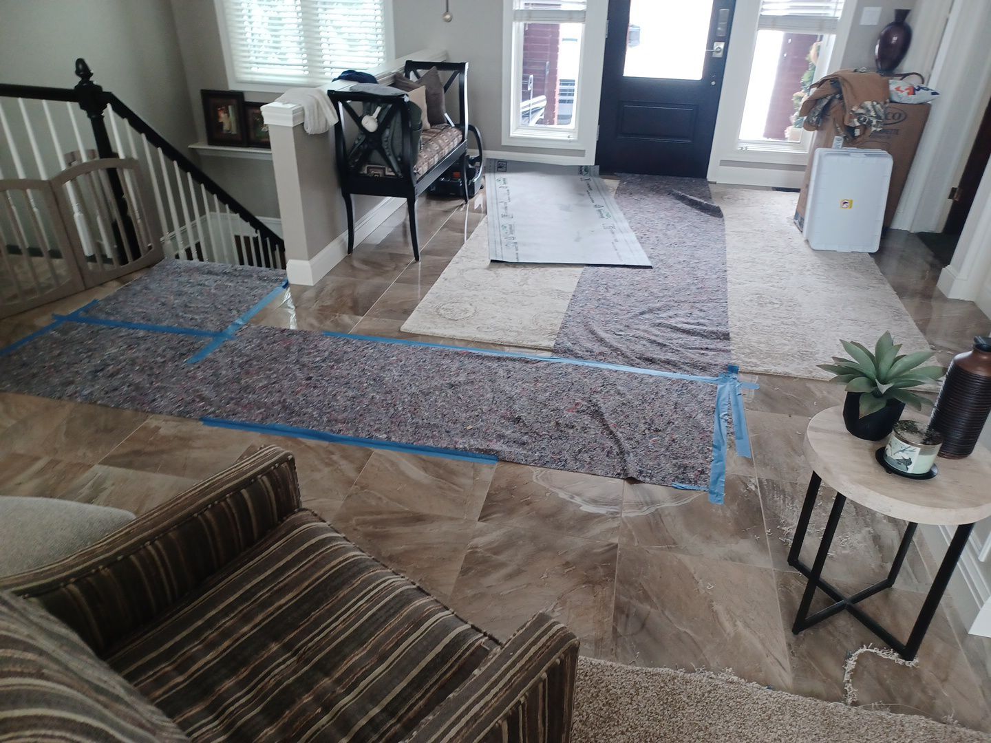 Project in Commerce Charter Twp by EzDry Water Mitigation & Property Restoration