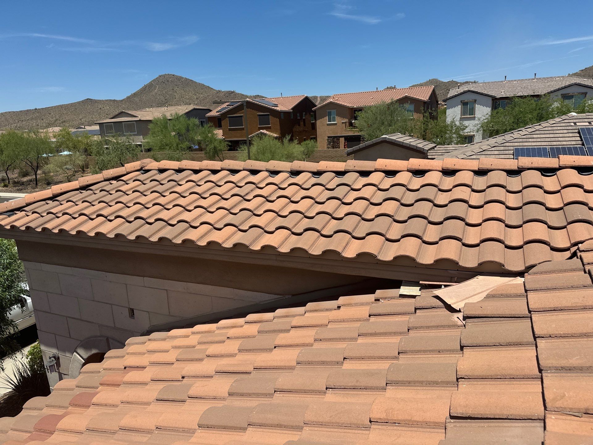 Terracotta Concrete Tile by Reimagine Roofing