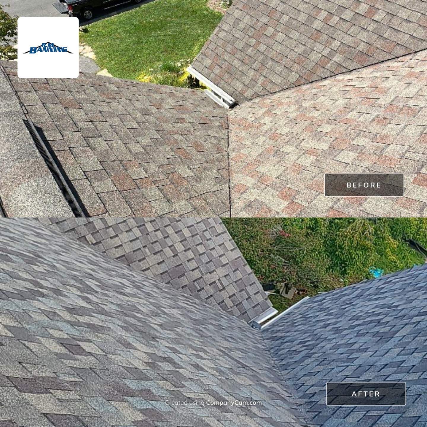 Dumfries: CertainTeed Landmark Pro Designer Shingles in Max Def Weathered Wood by RM Banning, Inc.