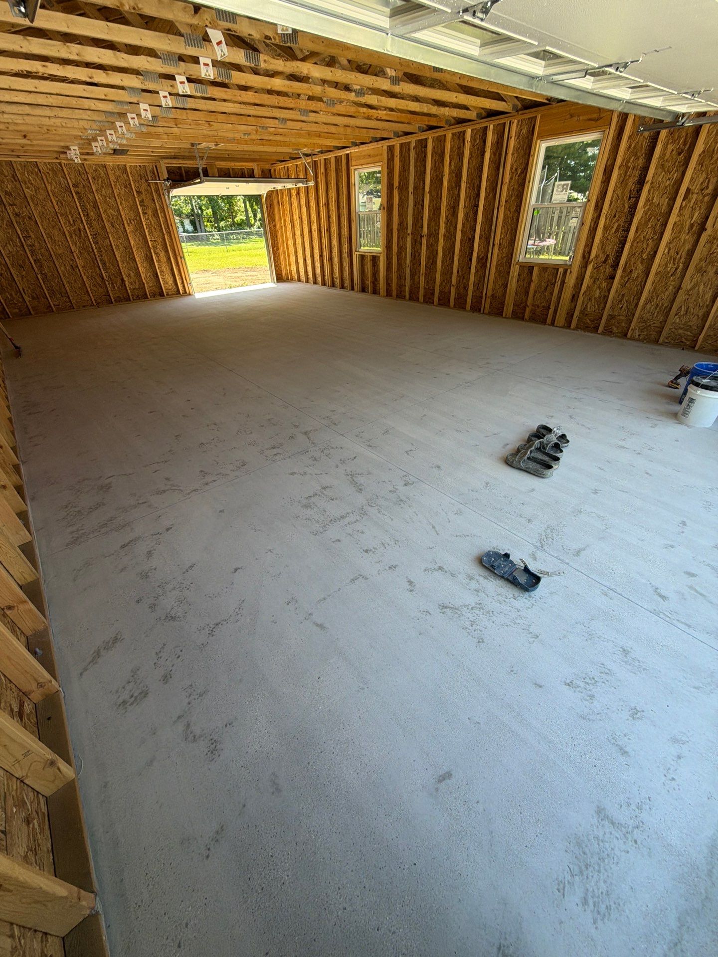 Multi-Color Epoxy Flake Floor Coating for Grandville Garage by Gordon Painting