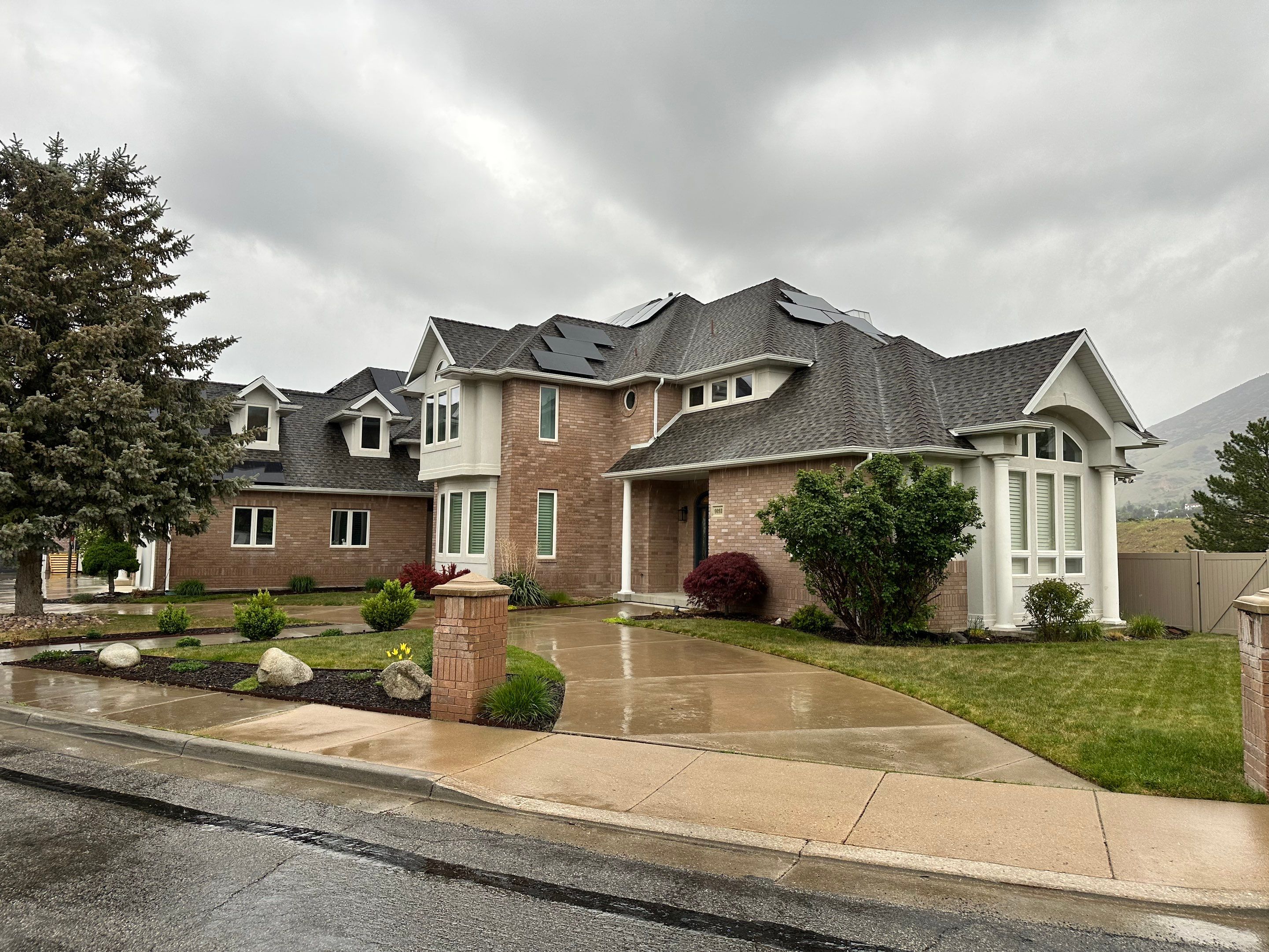Residential Roofing installation  by Definitive Construction