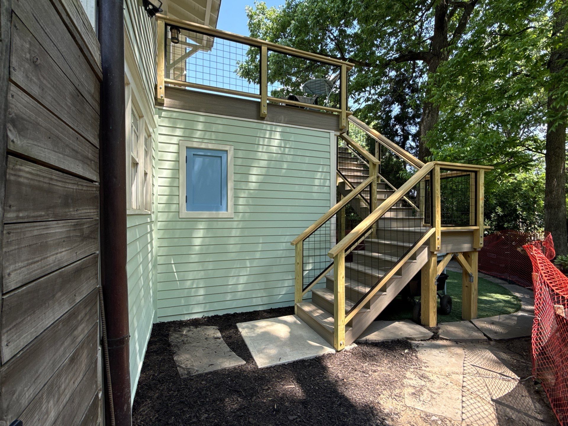 Atlanta, GA Trex Deck Build, Under-Decking, and Framed-In Walls  by Nelson Exteriors 