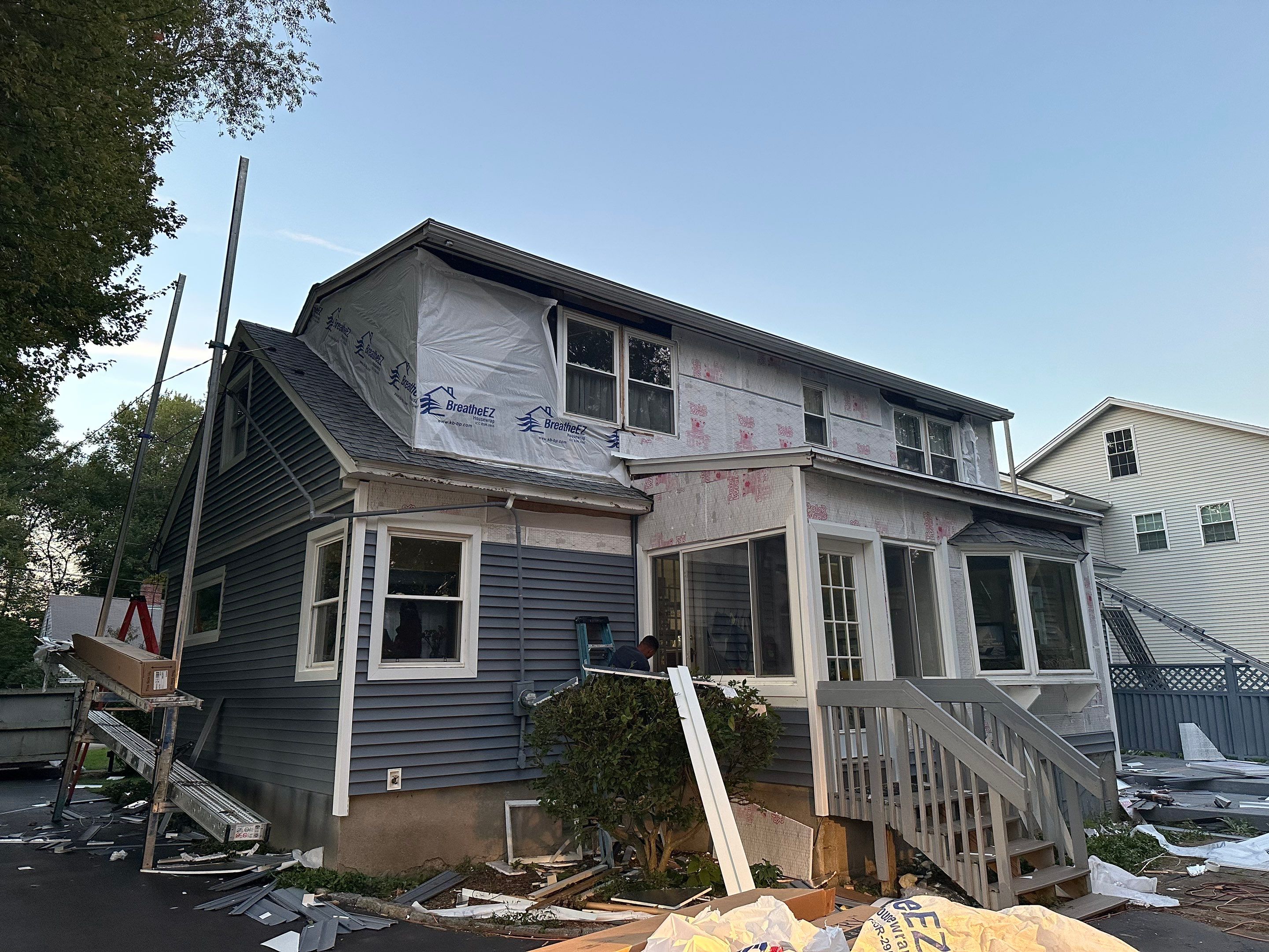 Siding Installation using Certainteed Monogram Flagstone by A Plus Exterior