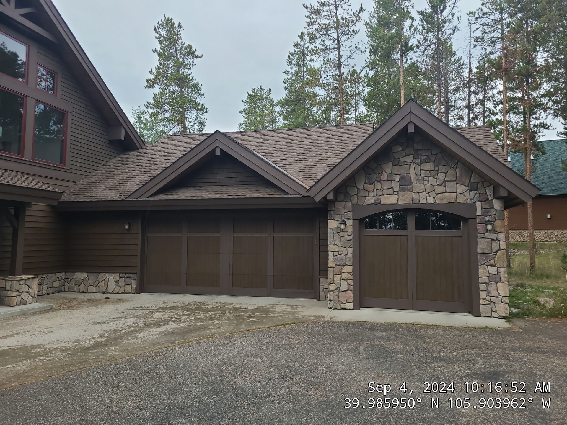 Exterior Painting Using Stain by Wheatley Creek Services