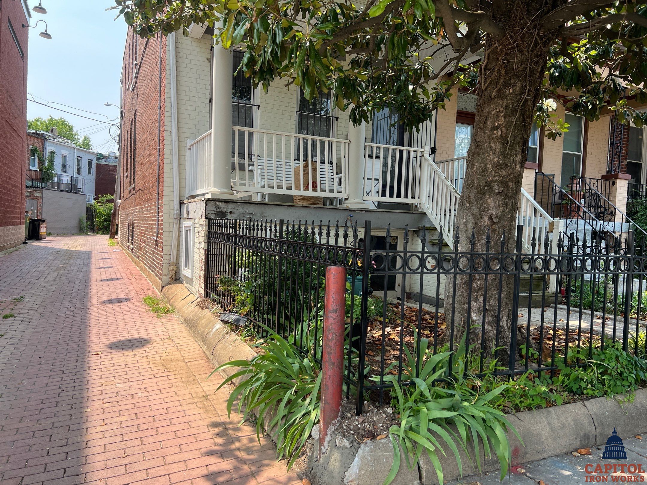 Traditional Wrought Iron Railing Replacement – Residential Exterior – 15th Street SE, Washington DC by Capitol Iron Works