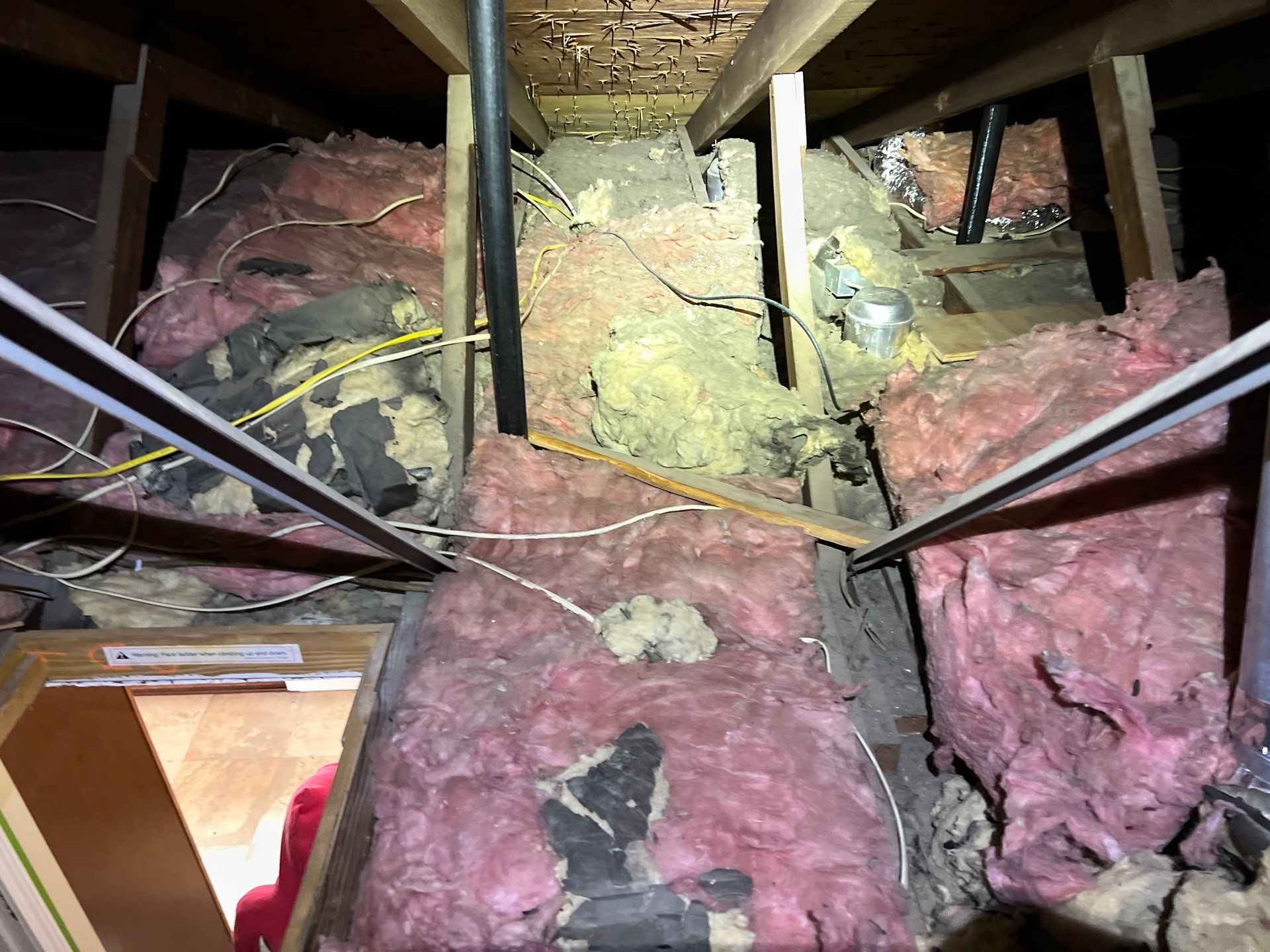 Stopping major attic air loss in Coraopolis, PA 15108 by Home Environment Solutions