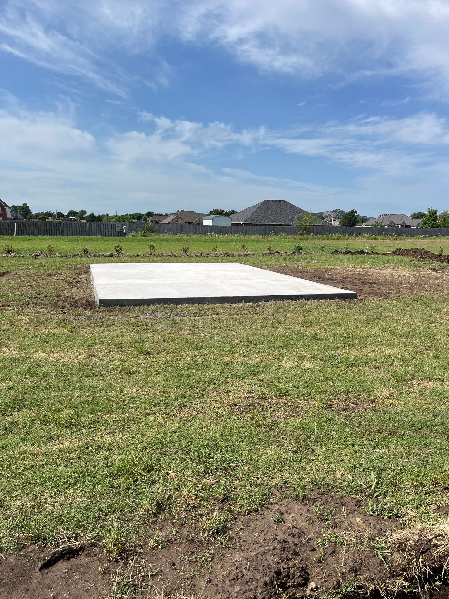 Custom Metal Pergola , Live Fence , Irrigation, Concrete, And Landscape by Clays Services Inc