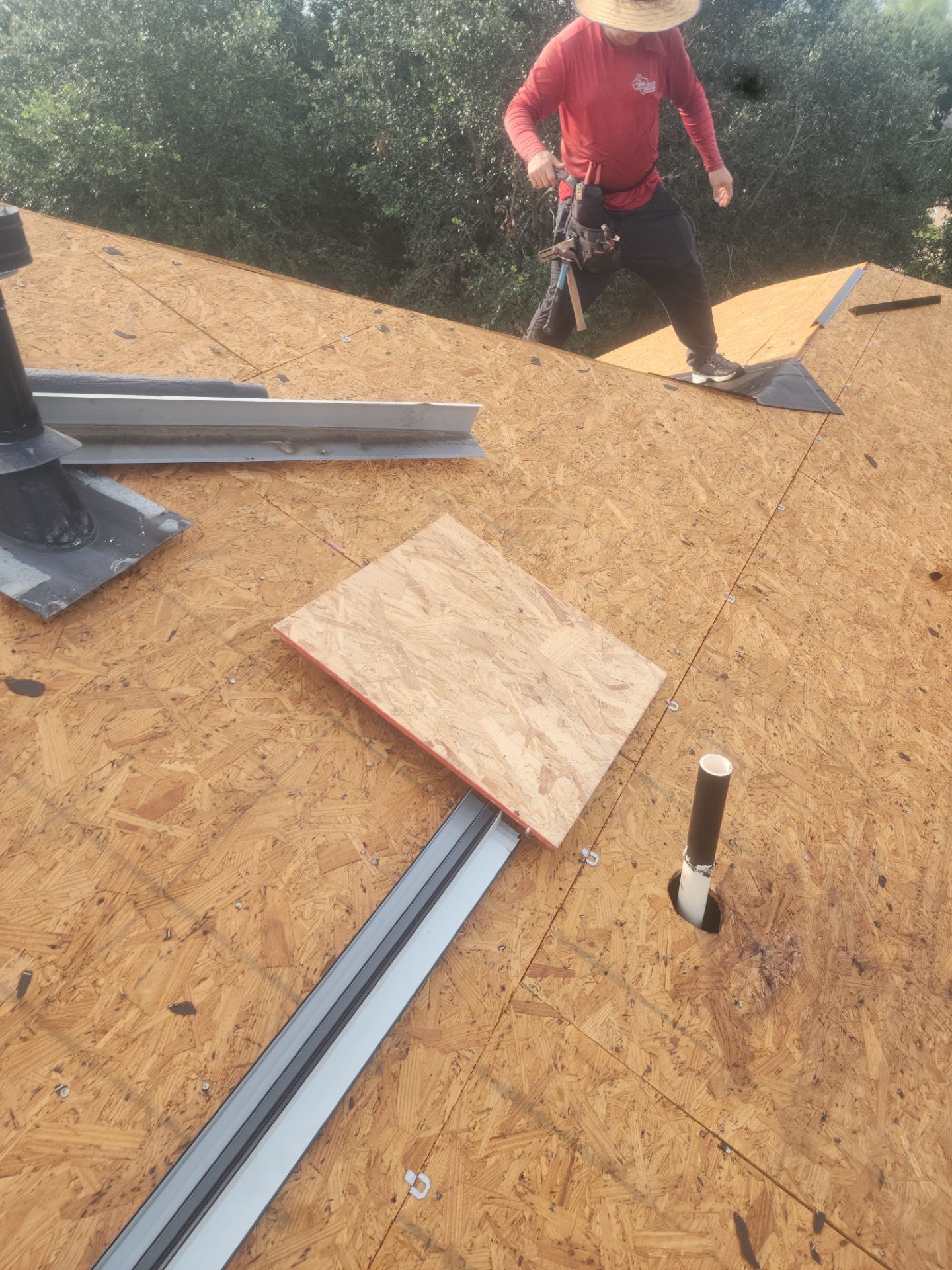 Residential Roofing Installation using Owen's Corning Duration (Lifetime) Shingles by Roof Repair Company