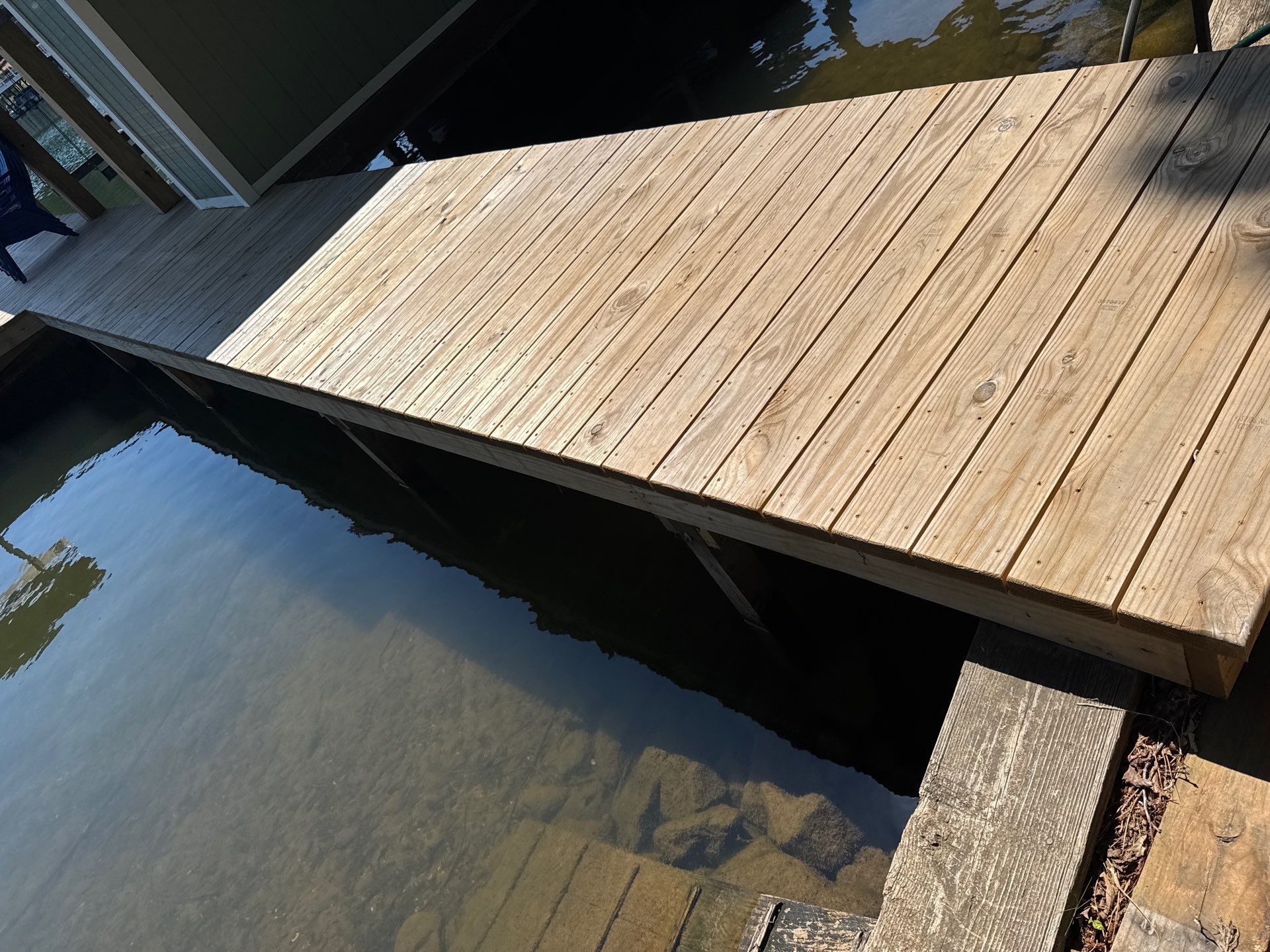 Dock using Wood Sealant by DuraSeal