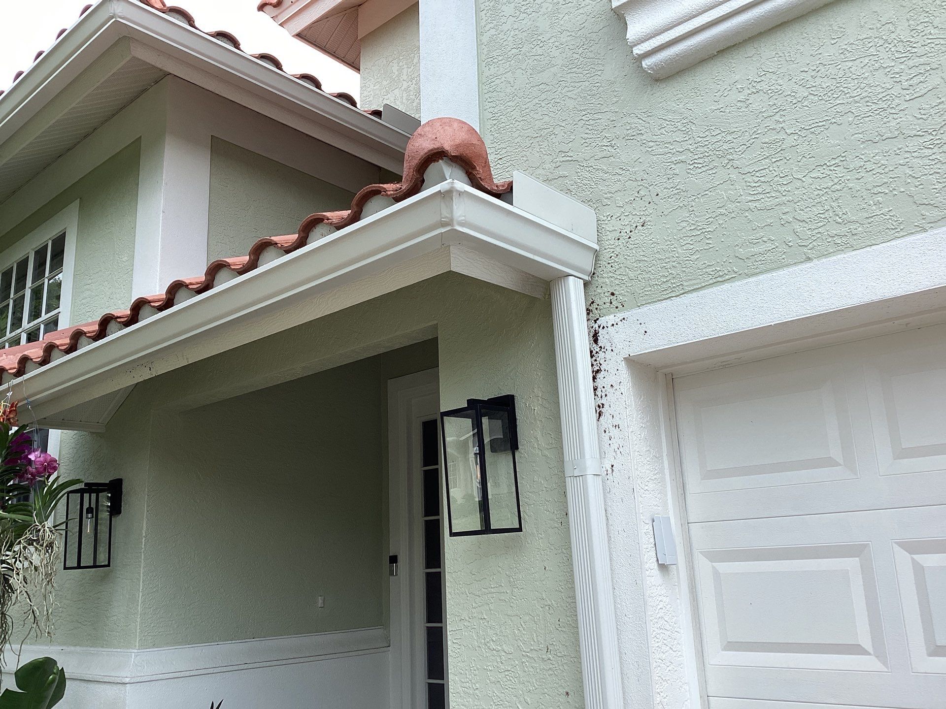 Downspout and Elbow Installation in Bonita Springs FL by Gutter Professors
