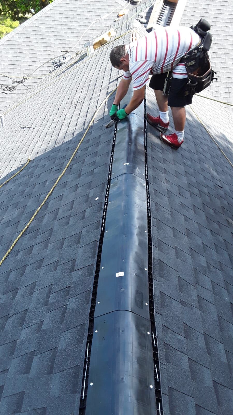Residential Roofing Installation using Roof Replacement by American Roofing & Construction LLC