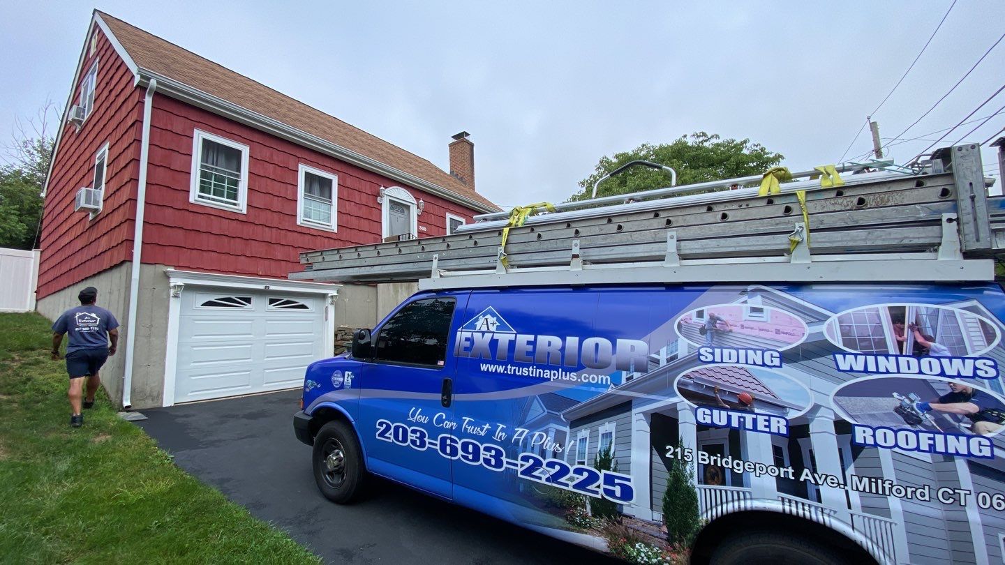 Siding Installation using Royal Building Products Rustic Red by A Plus Exterior