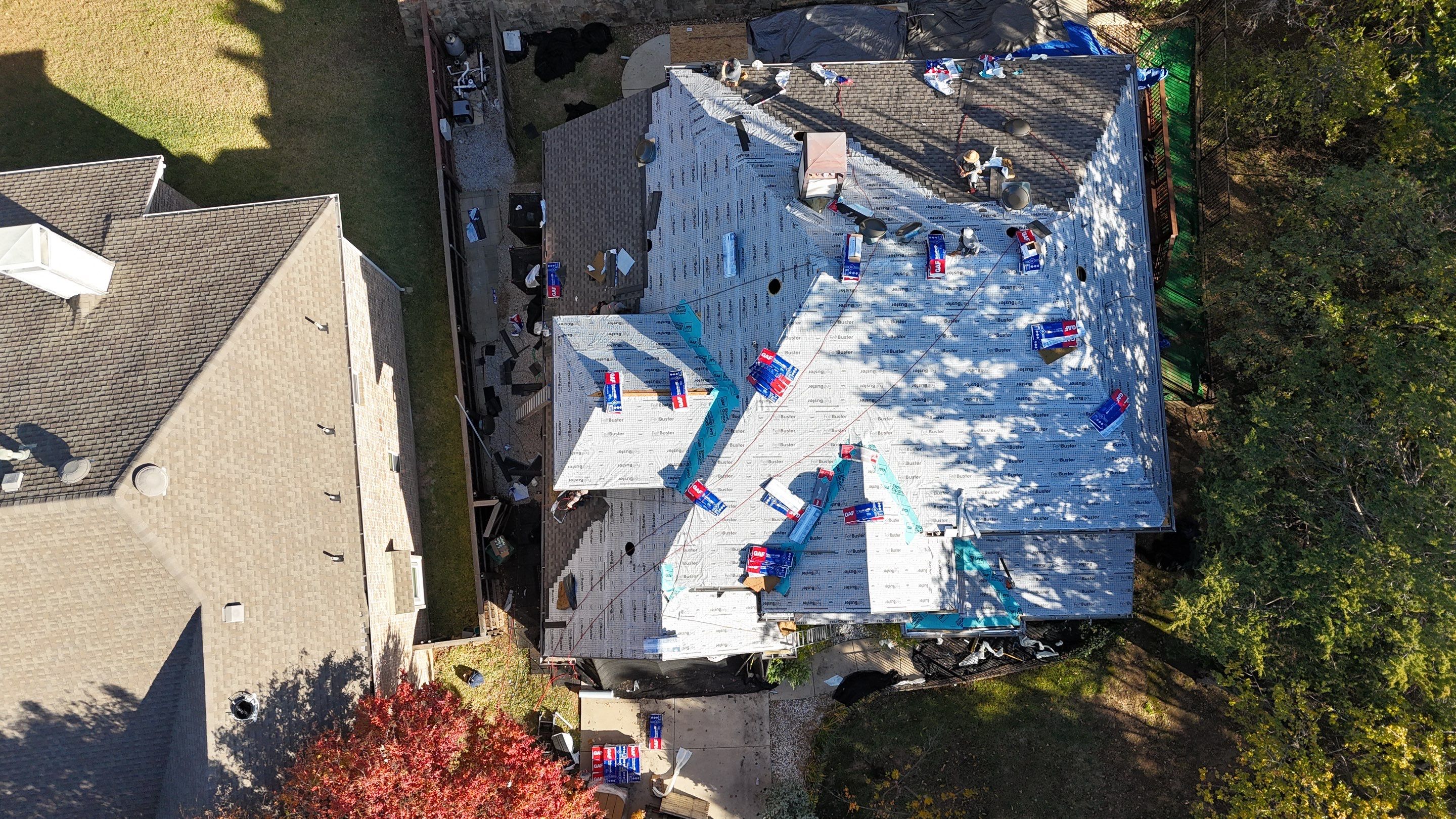 Grapevine Texas Project - Retail Roof Replacement  by First United Roofing & Construction