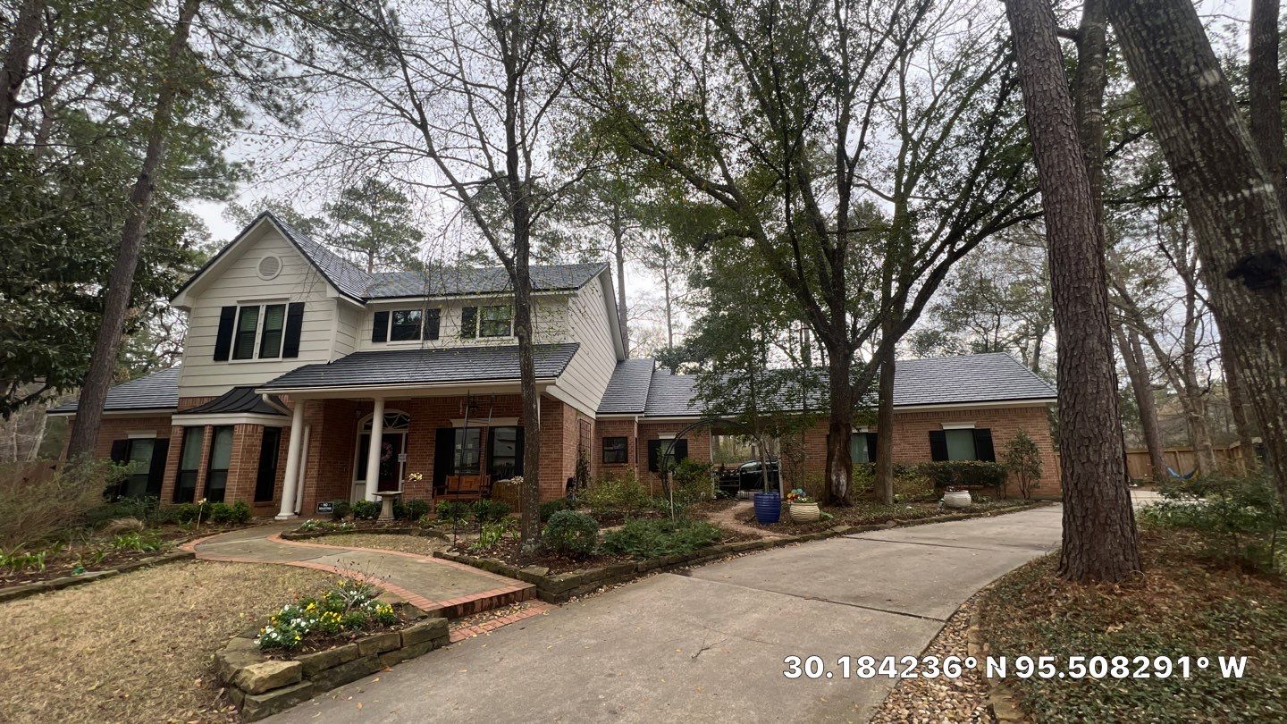 Residential Roof Replacement using Davinci Province Slate Shingles by Elite Roofing LLC