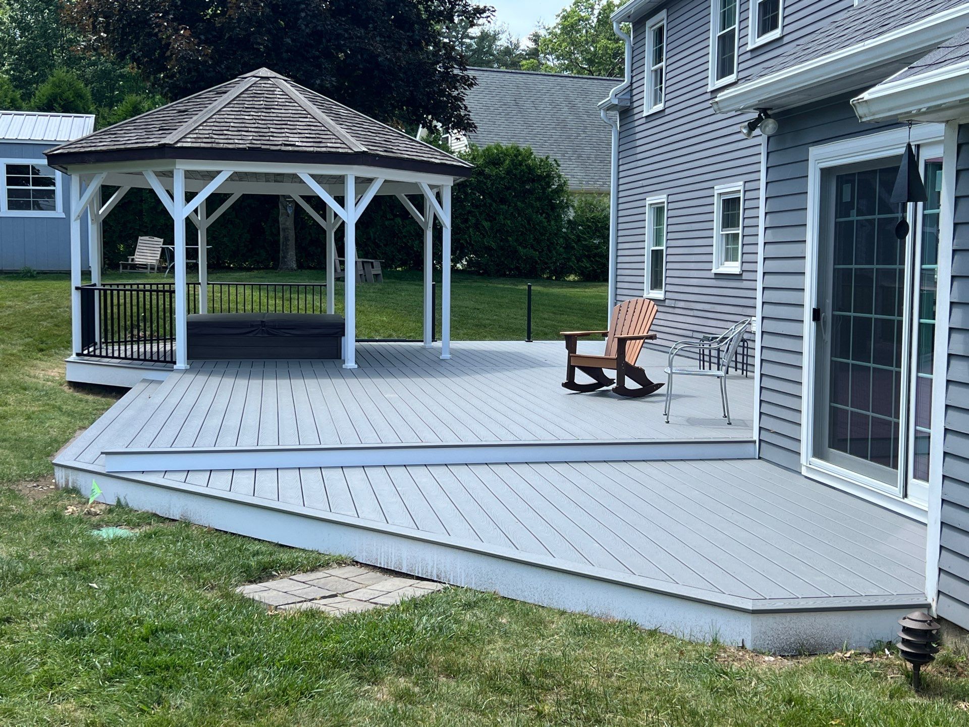 Deck Repair using Trex Select Decking by Chagnon Building & Remodeling LLC