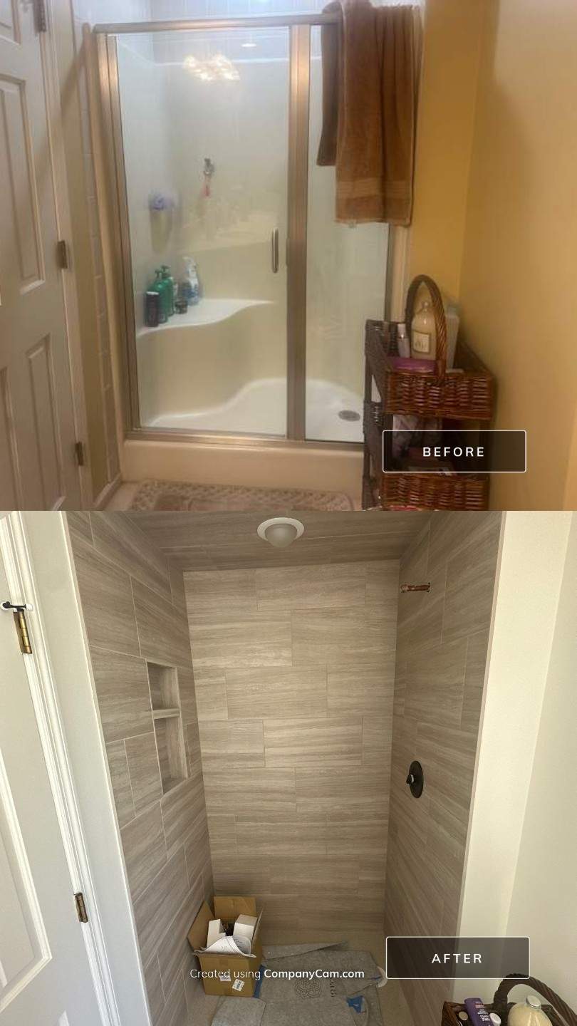 West Omaha Spa-Style Primary Bath Refresh by Bennett Design + Build