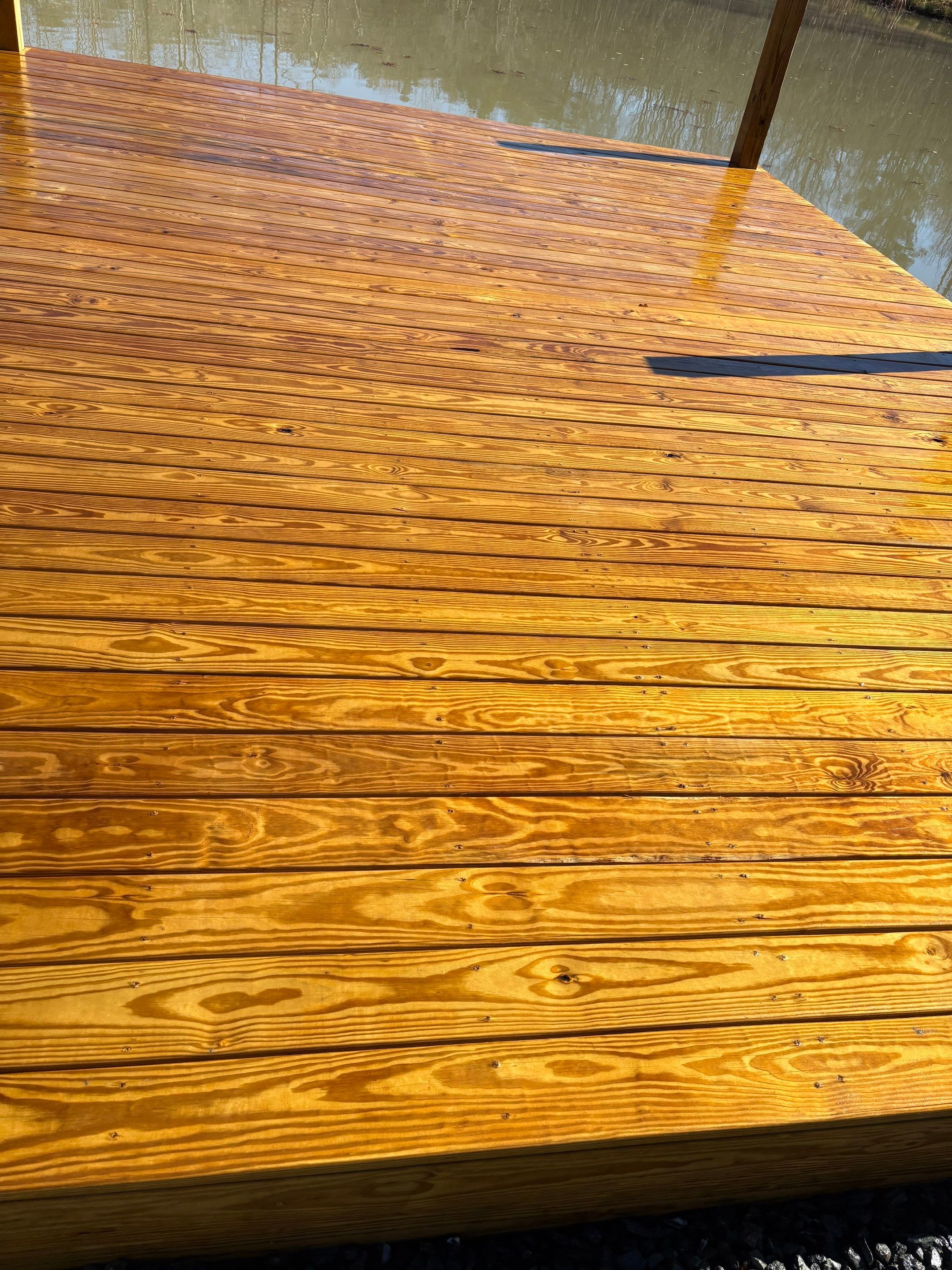 Wood Dock using Wood Sealant by DuraSeal