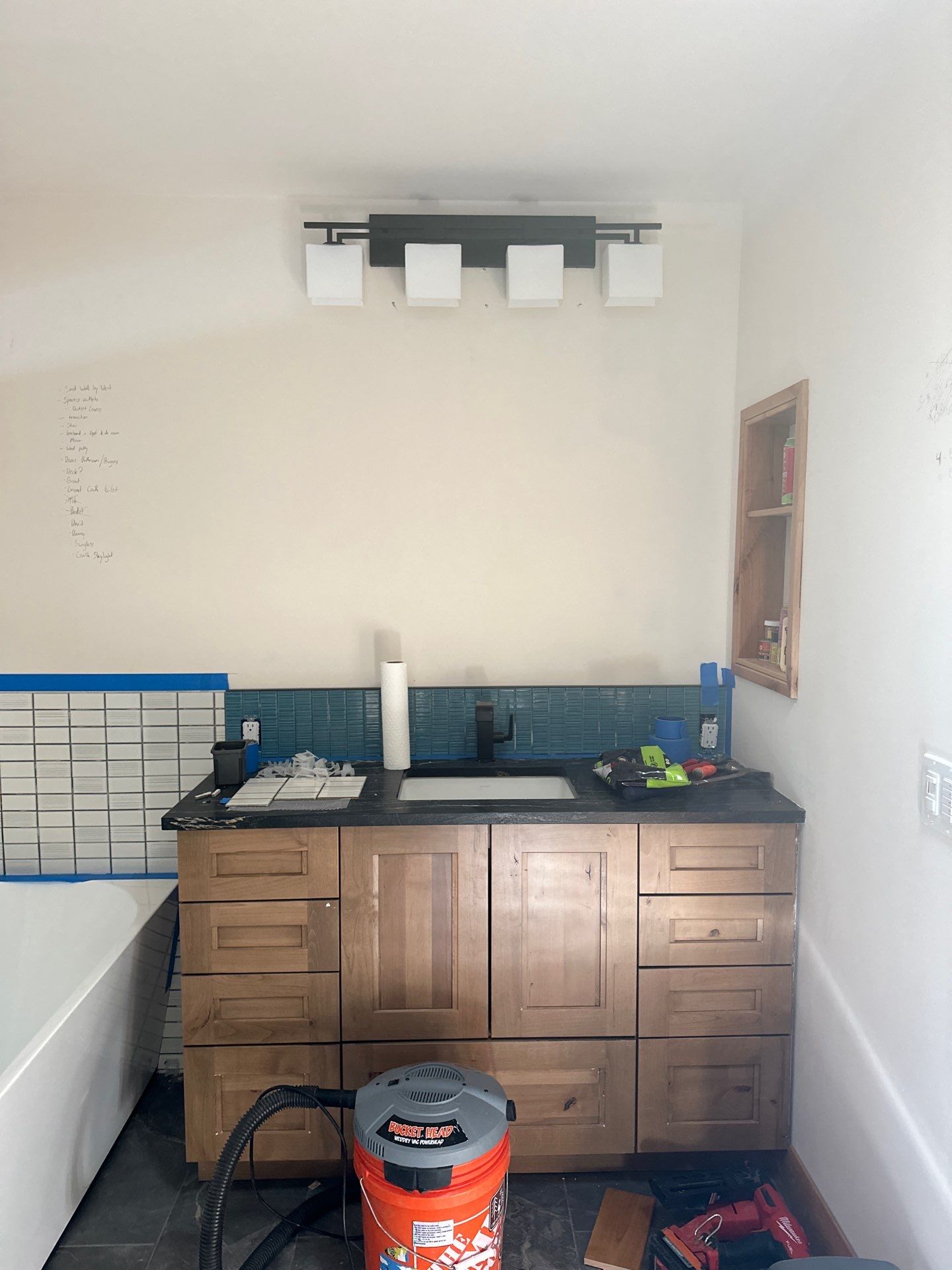 Durango Bathroom Renovation with Tile and Vanity Installation by CompanyCam