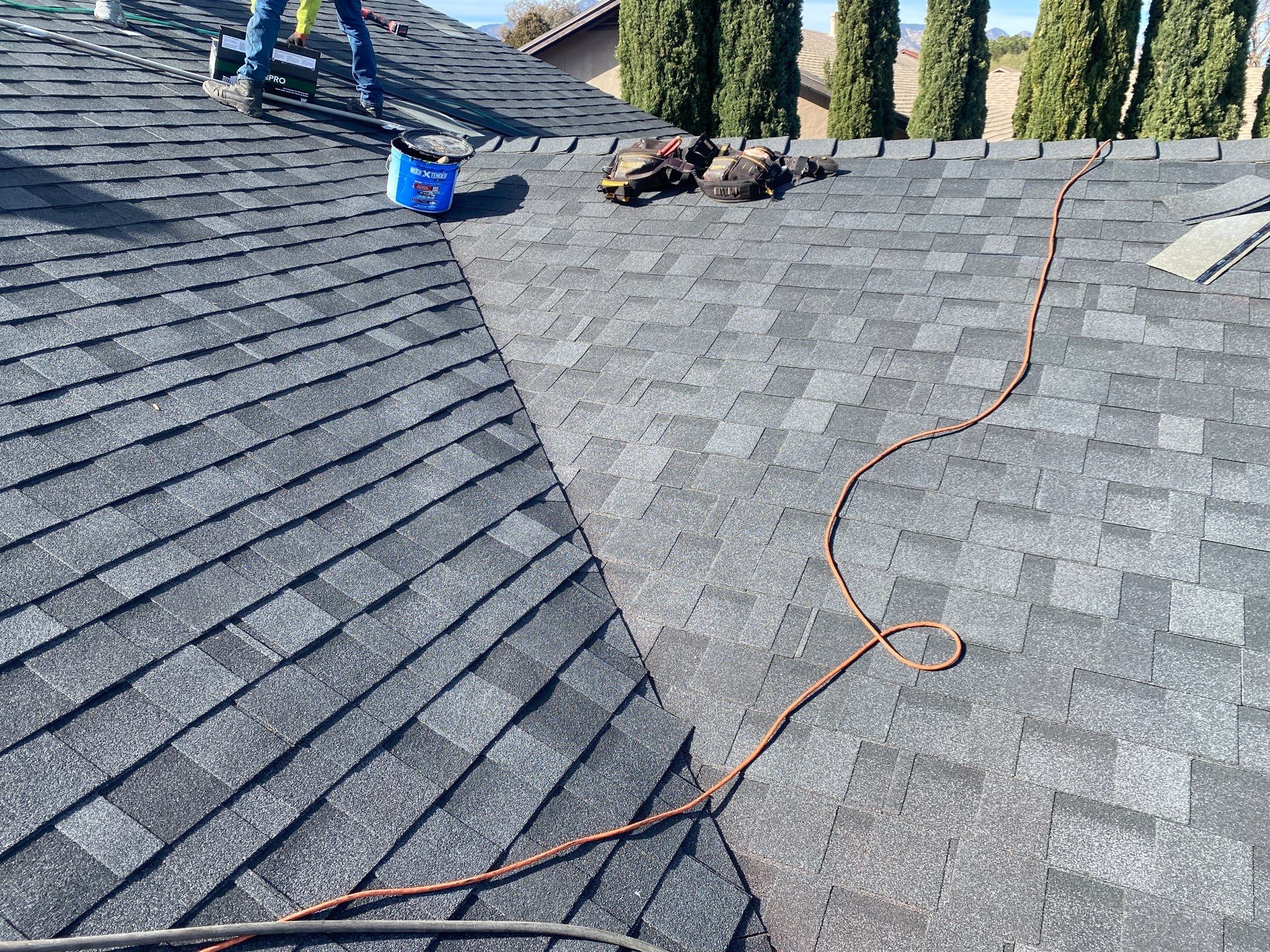 Onyx Black Shingles by Reimagine Roofing
