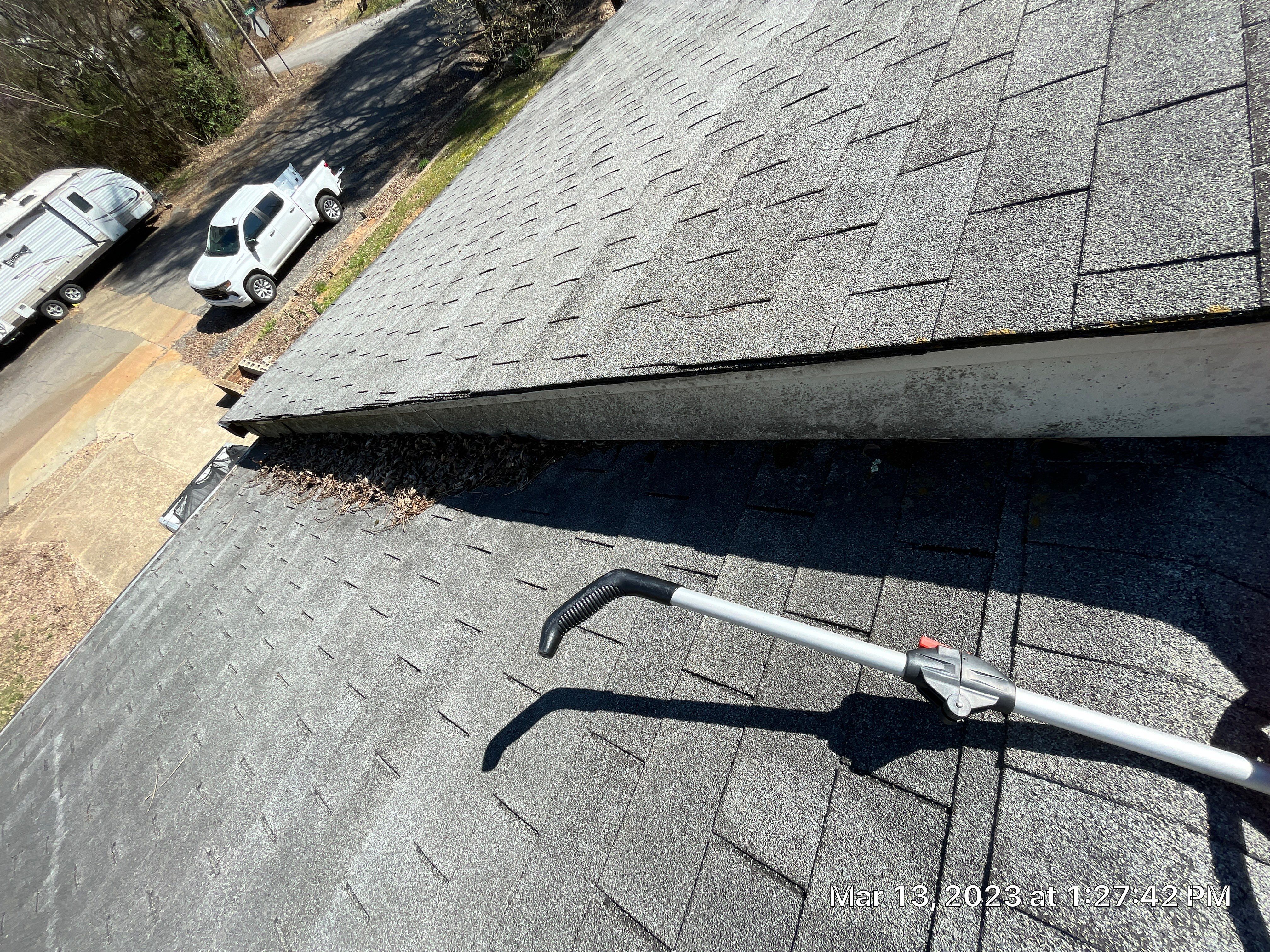 Residential Roofing Installation using 26 Gauge Colored Panels by Hostetler Roofing