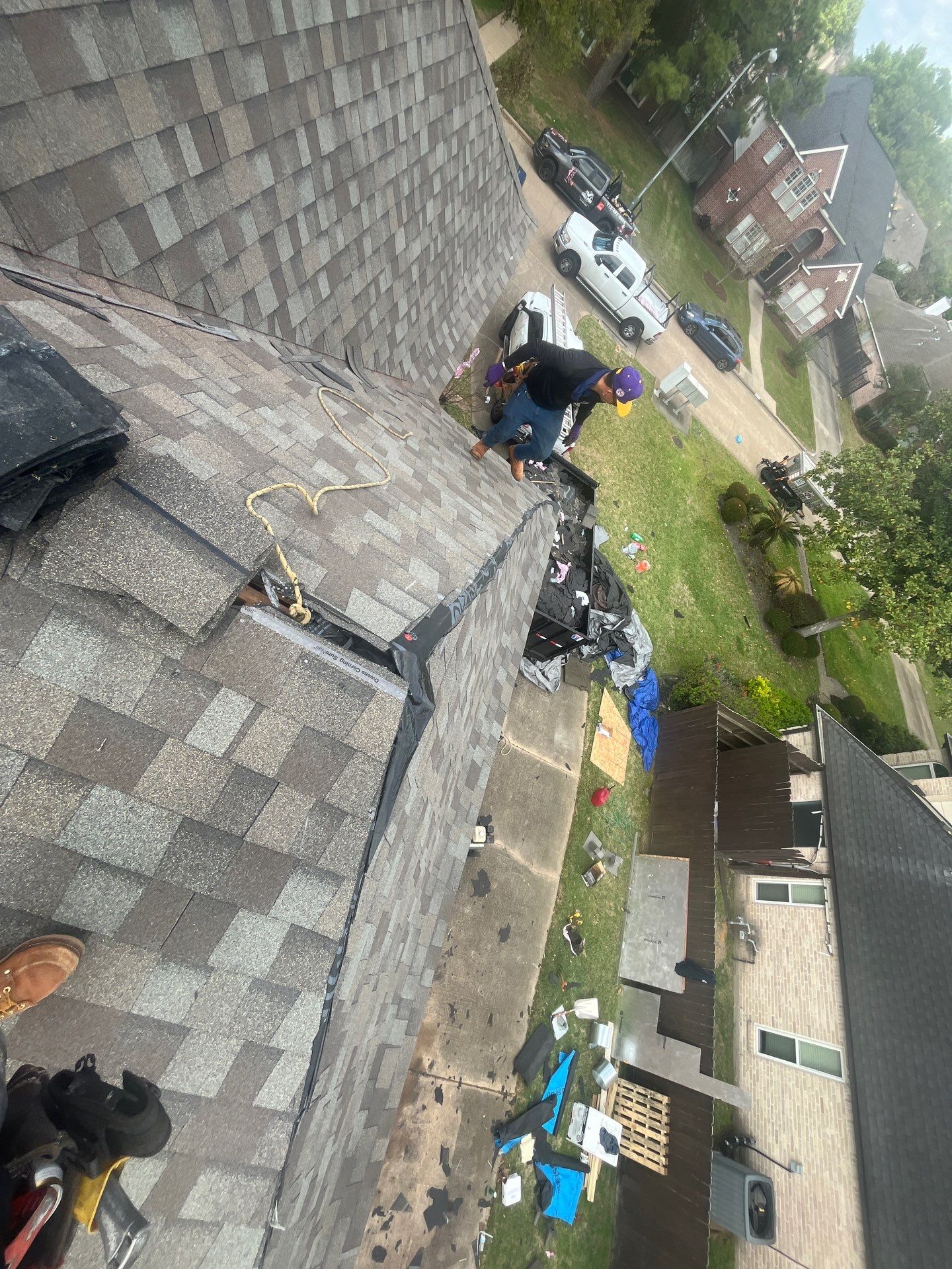 Residential Roofing Repair using Owen's Corning Duration (Lifetime) Shingles by Roof Repair Services LLC