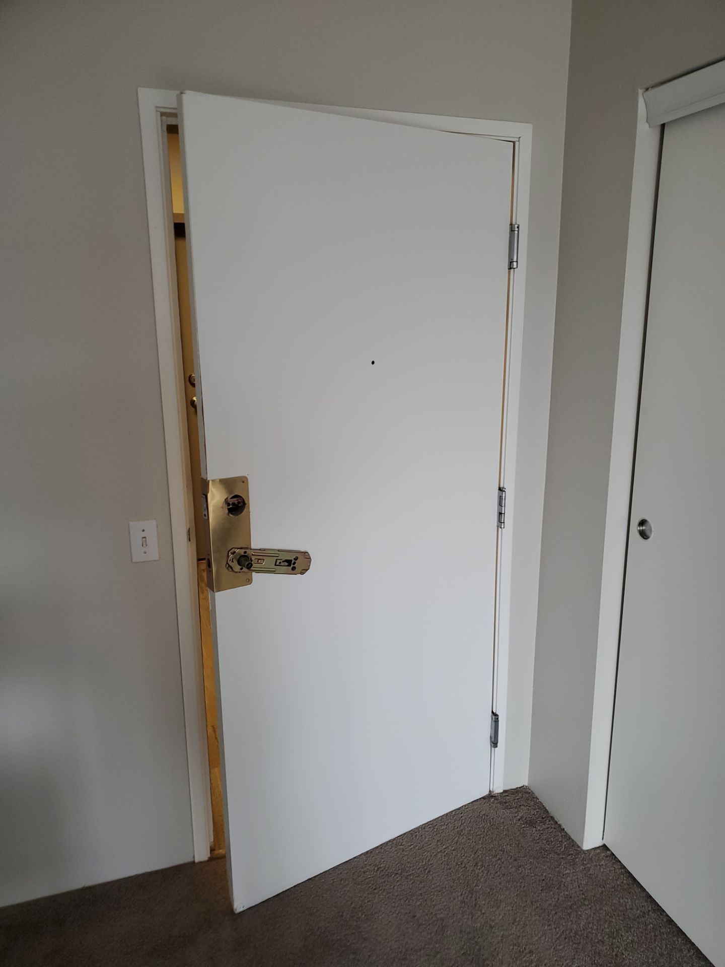 Complete Door Replacement using Wood Door by FBH Architectural Security