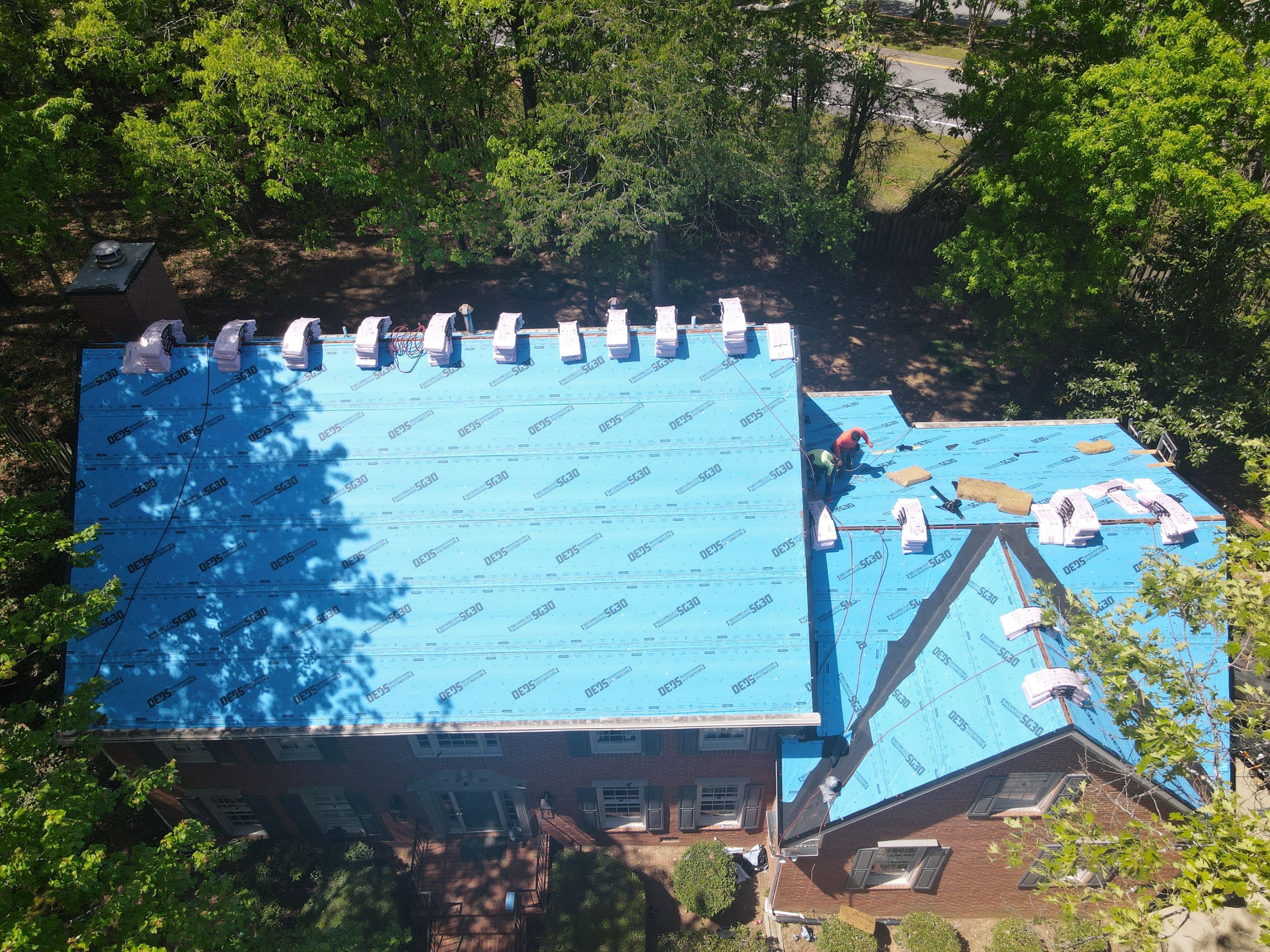 Residential Roofing Installation using Owens Corning Quary Gray by Inspector Roofing and Restoration