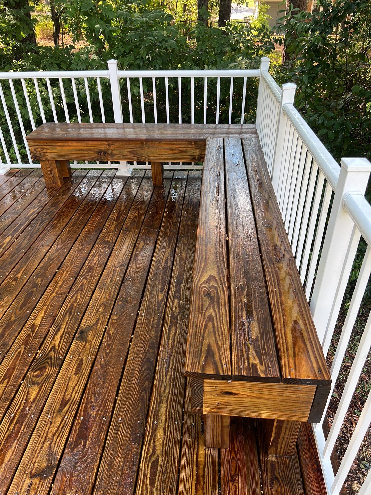 Coated Deck using Wood Sealant by DuraSeal