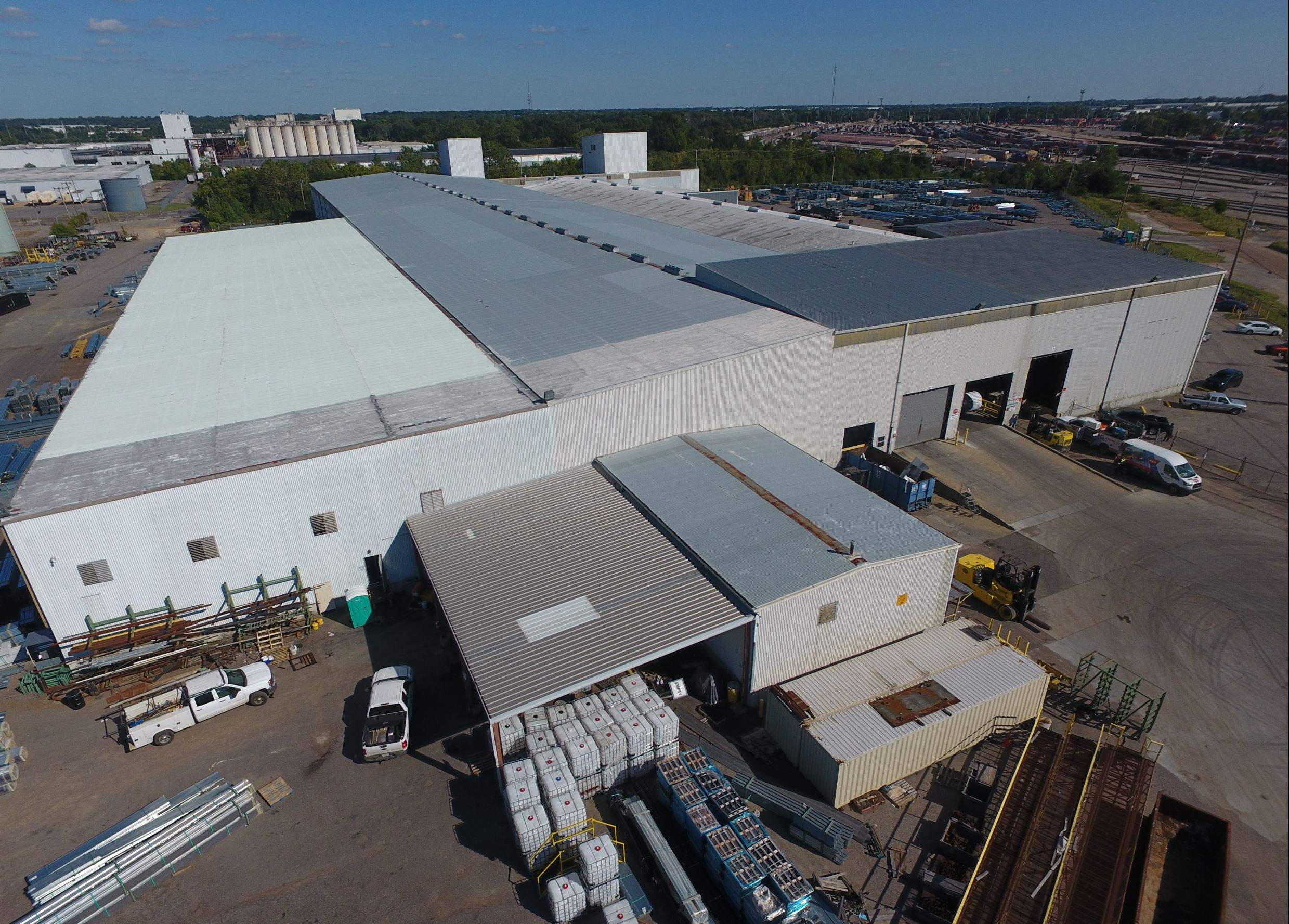 Commercial Metal Restoration System using Aldocoat Coatings by Hostetler Roofing