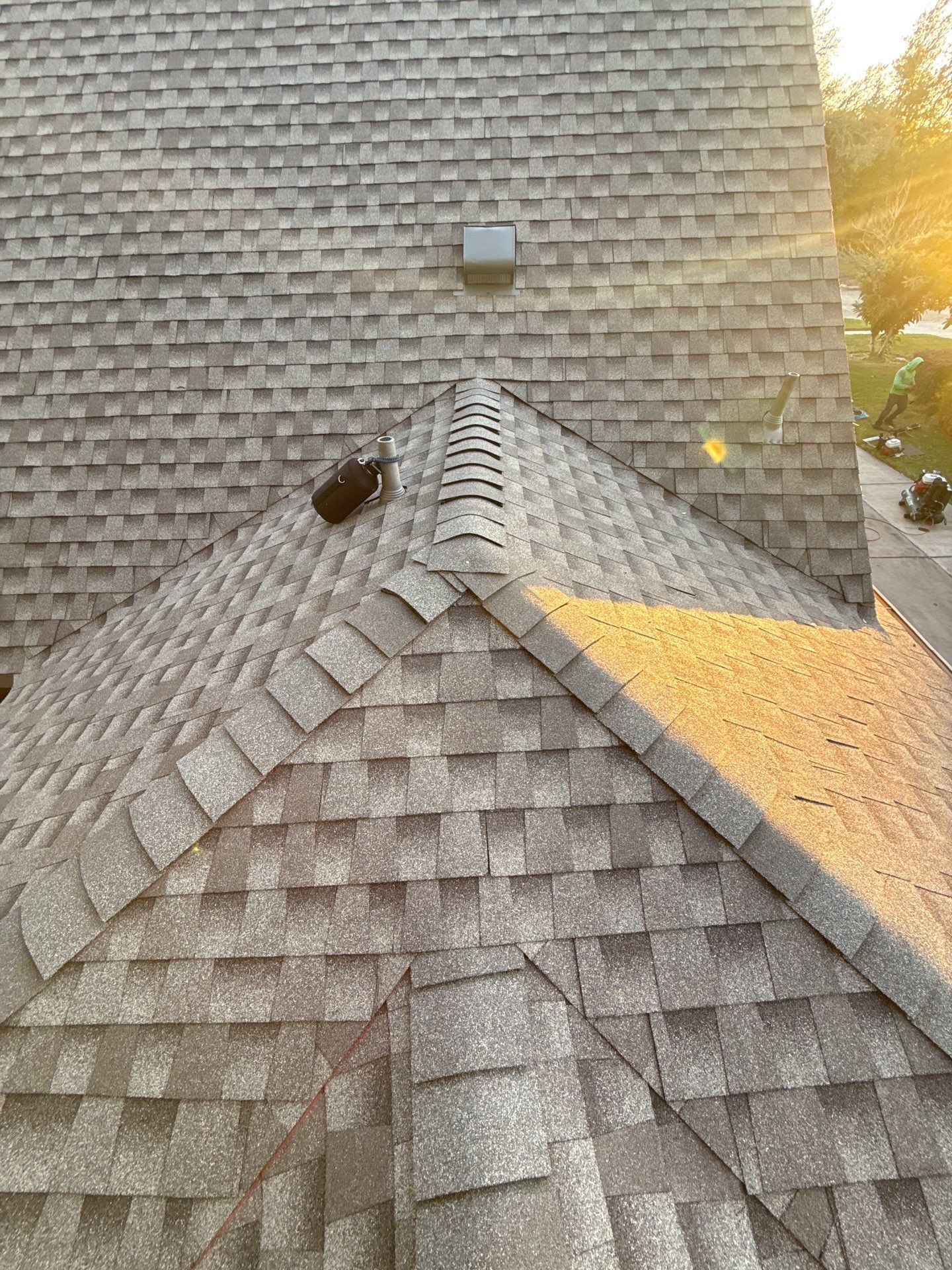 Residential Roof Replacement using GAF HDZ - Weathered Wood by Elite Roofing LLC