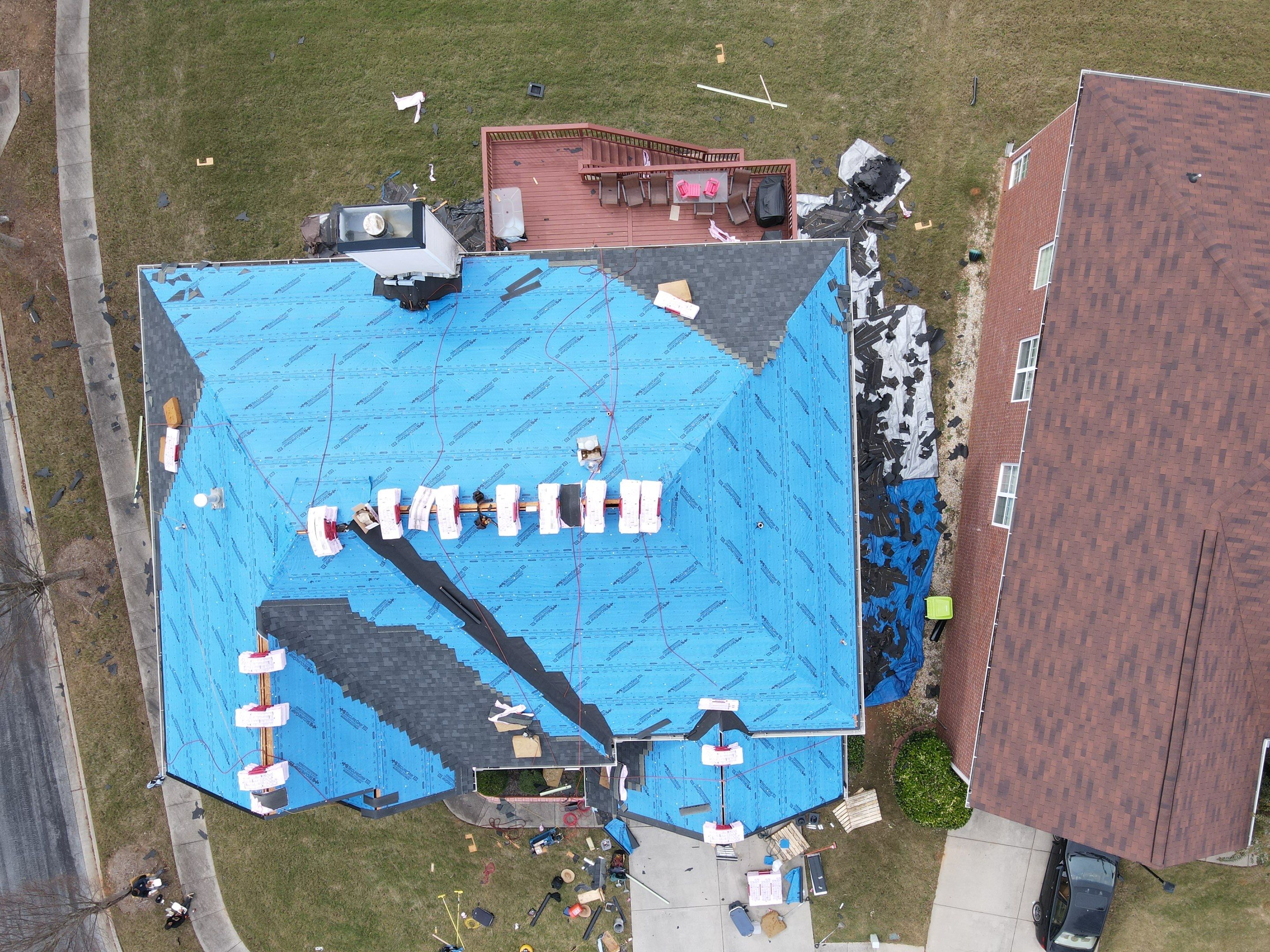 Residential Roofing Installation using Owens Corning by Inspector Roofing and Restoration