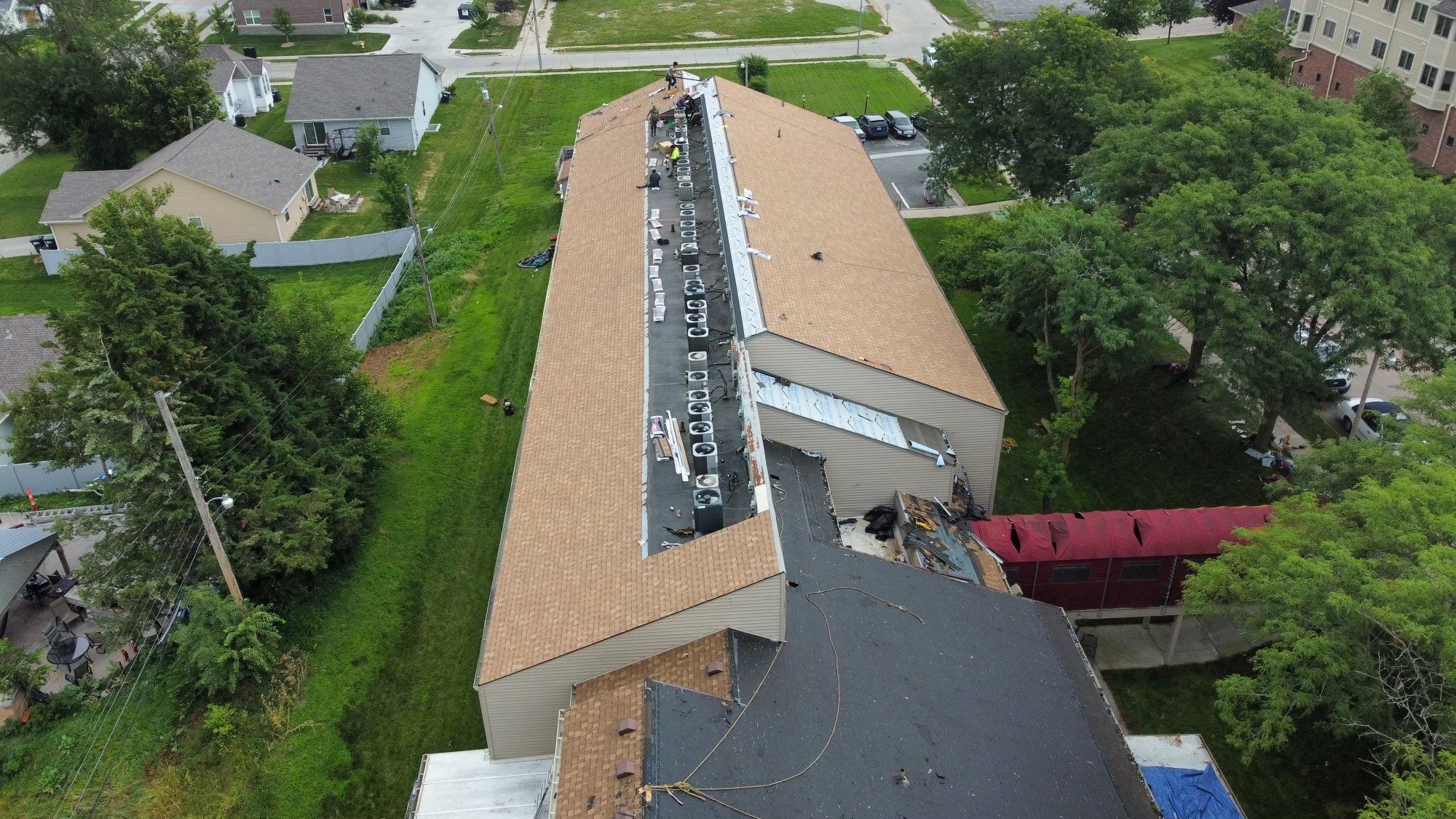 Lightning Commercial Restoration using Tamko Titan by Lightning Exteriors