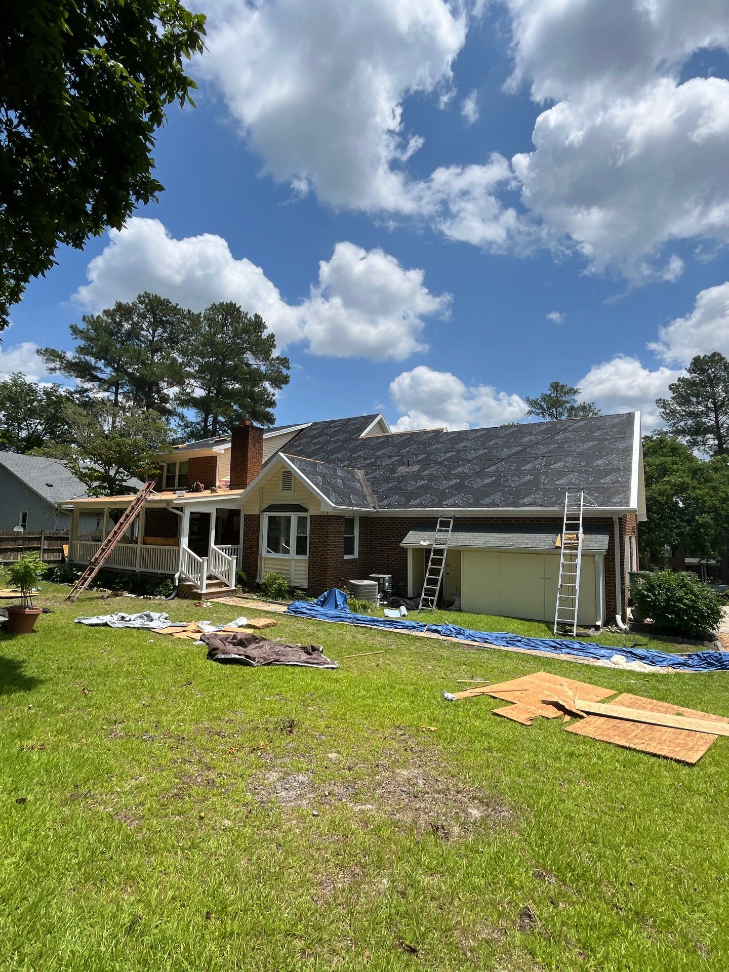 Roof and Porch Repair by Karcher Roofing