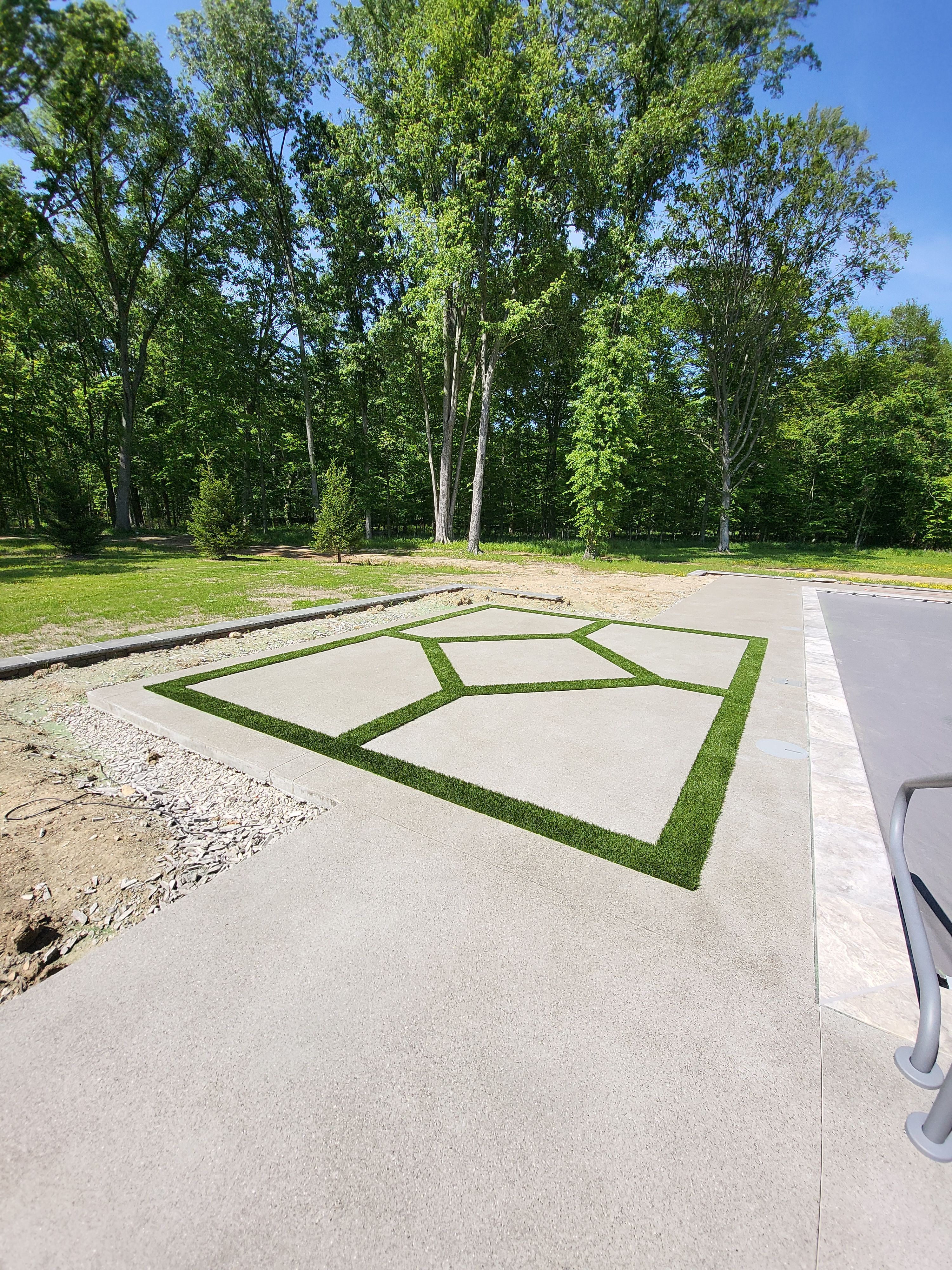 Luxury Turf Strips in Galena, OH by Southwest Greens Midwest