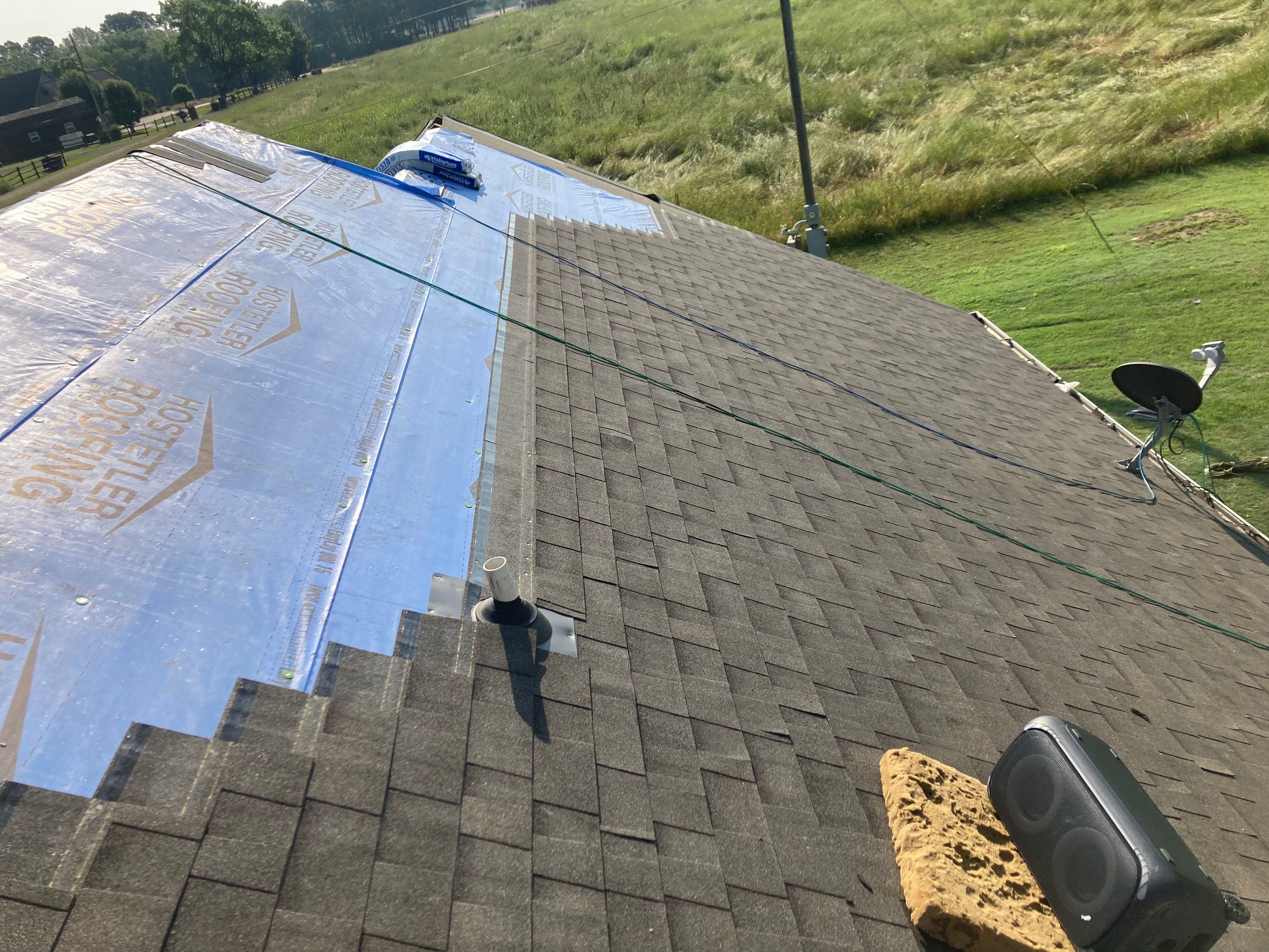Residential Shingle Reroof using Malarkey Vista by Hostetler Roofing