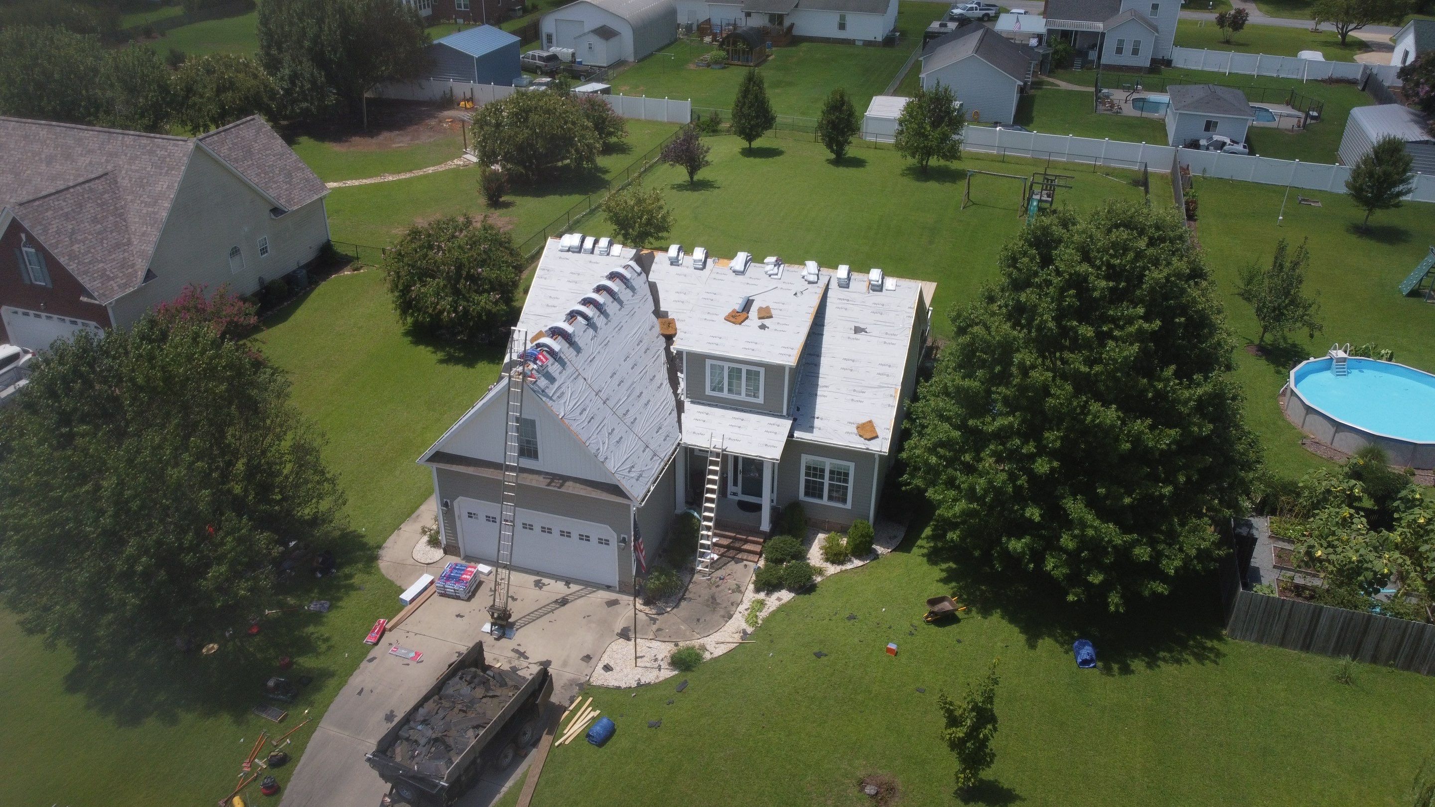 GAF HDZ Weathered Wood by Skybird Roofing