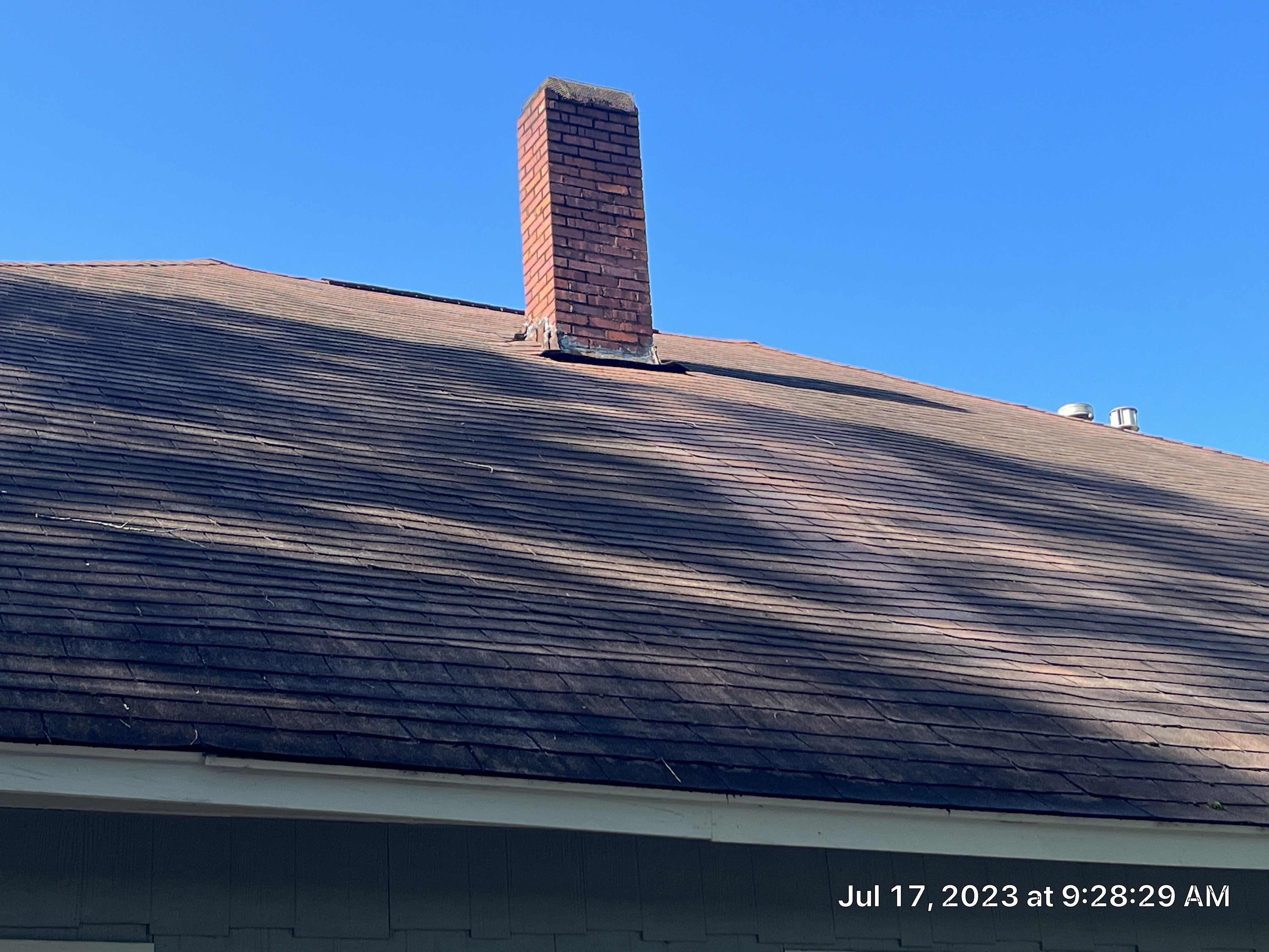 Residential Metal Roof Replacement using Reed's Metals: Colored Residental Panel (Burgundy) by Hostetler Roofing