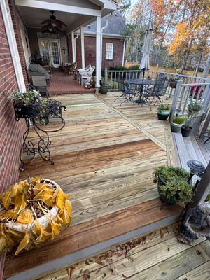 Treated Pine Deck Installation and Repair
