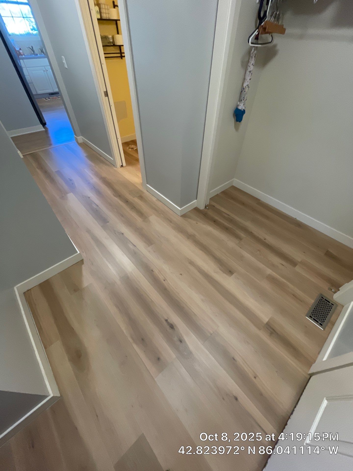 LVP Install to high traffic entry, custom threshold! by RTBaldwin Hardwood Floors