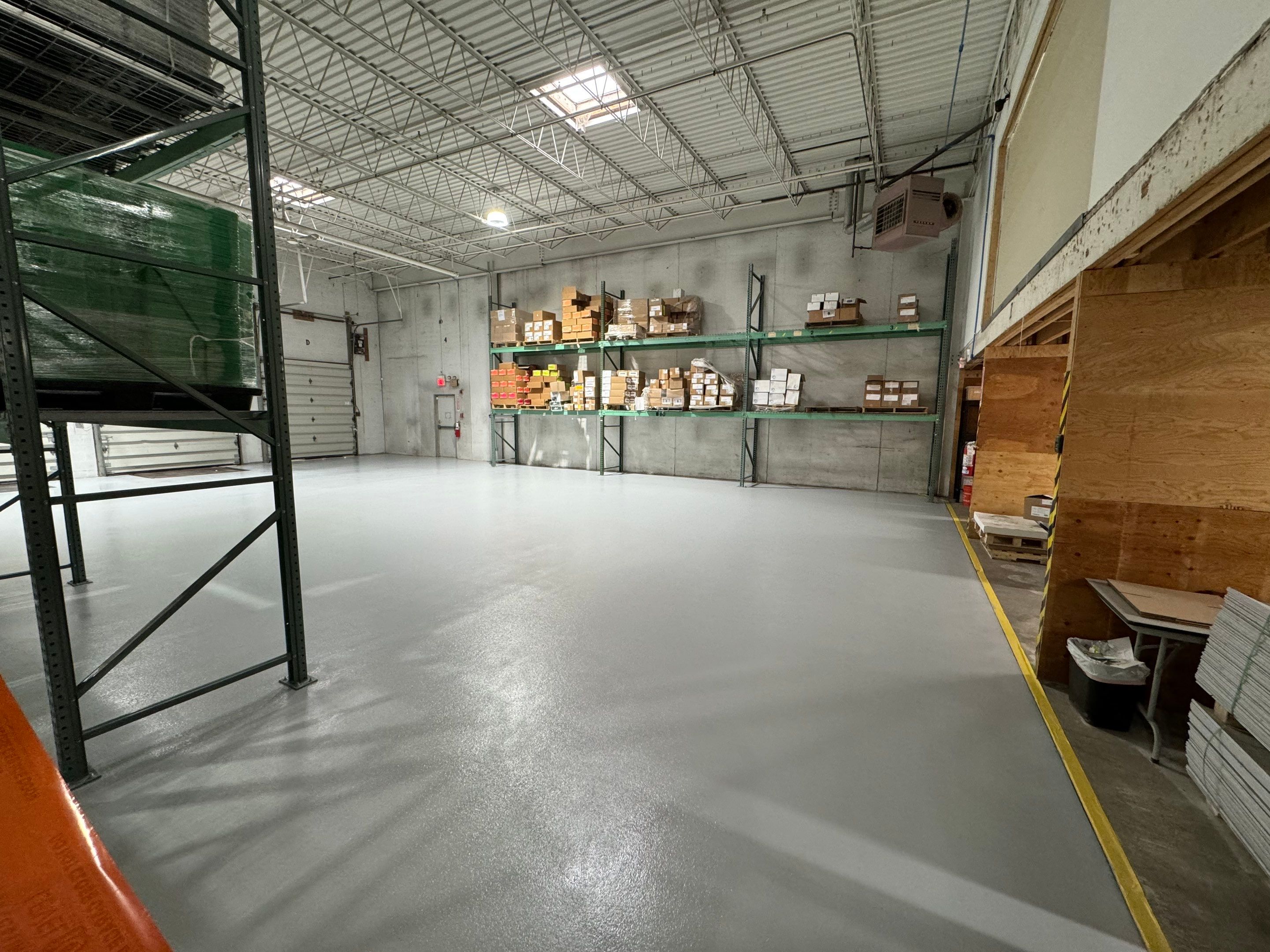 Neat Commercial Concrete Coating by Level 10 Coatings